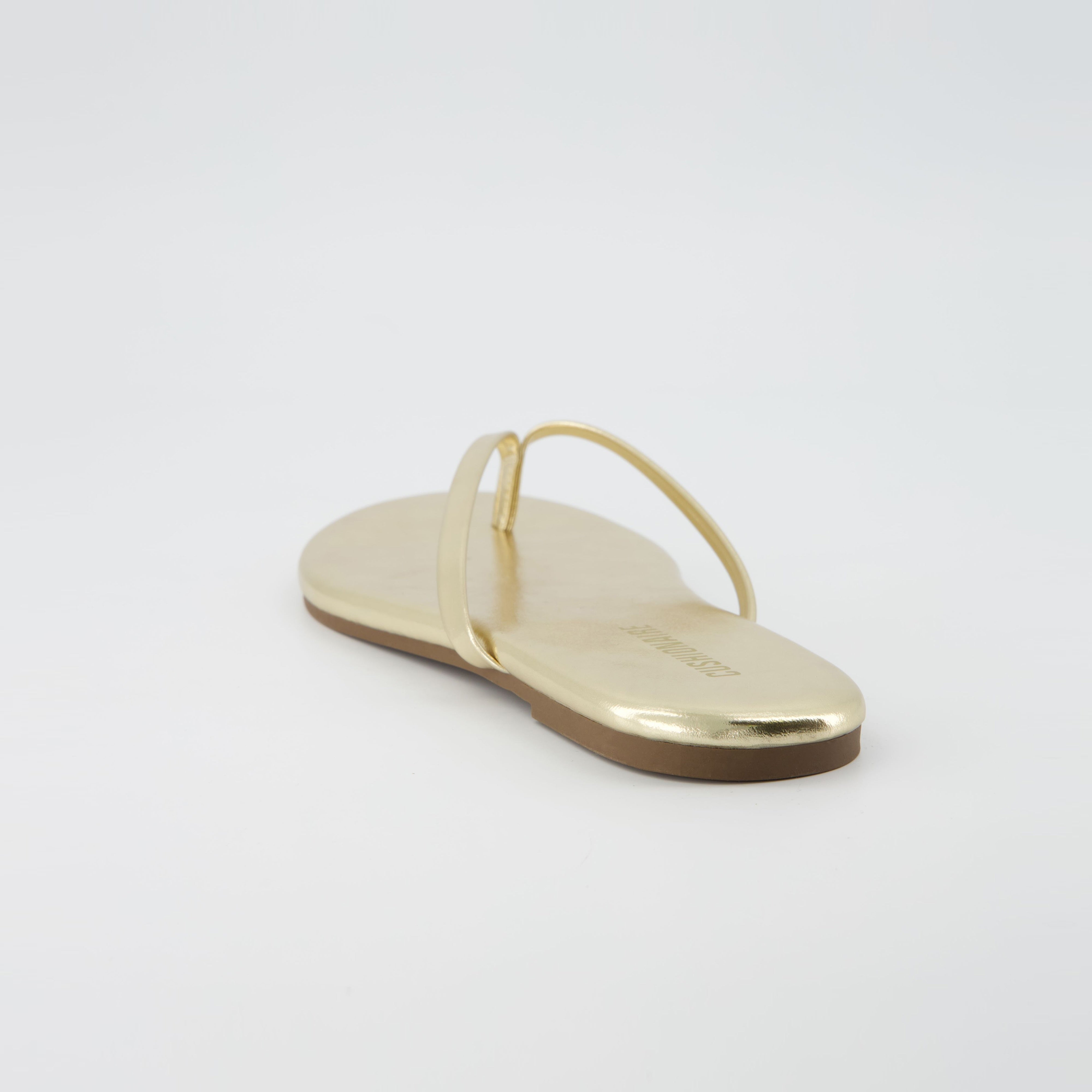 Cruise Minimalist Flip Flops Gold