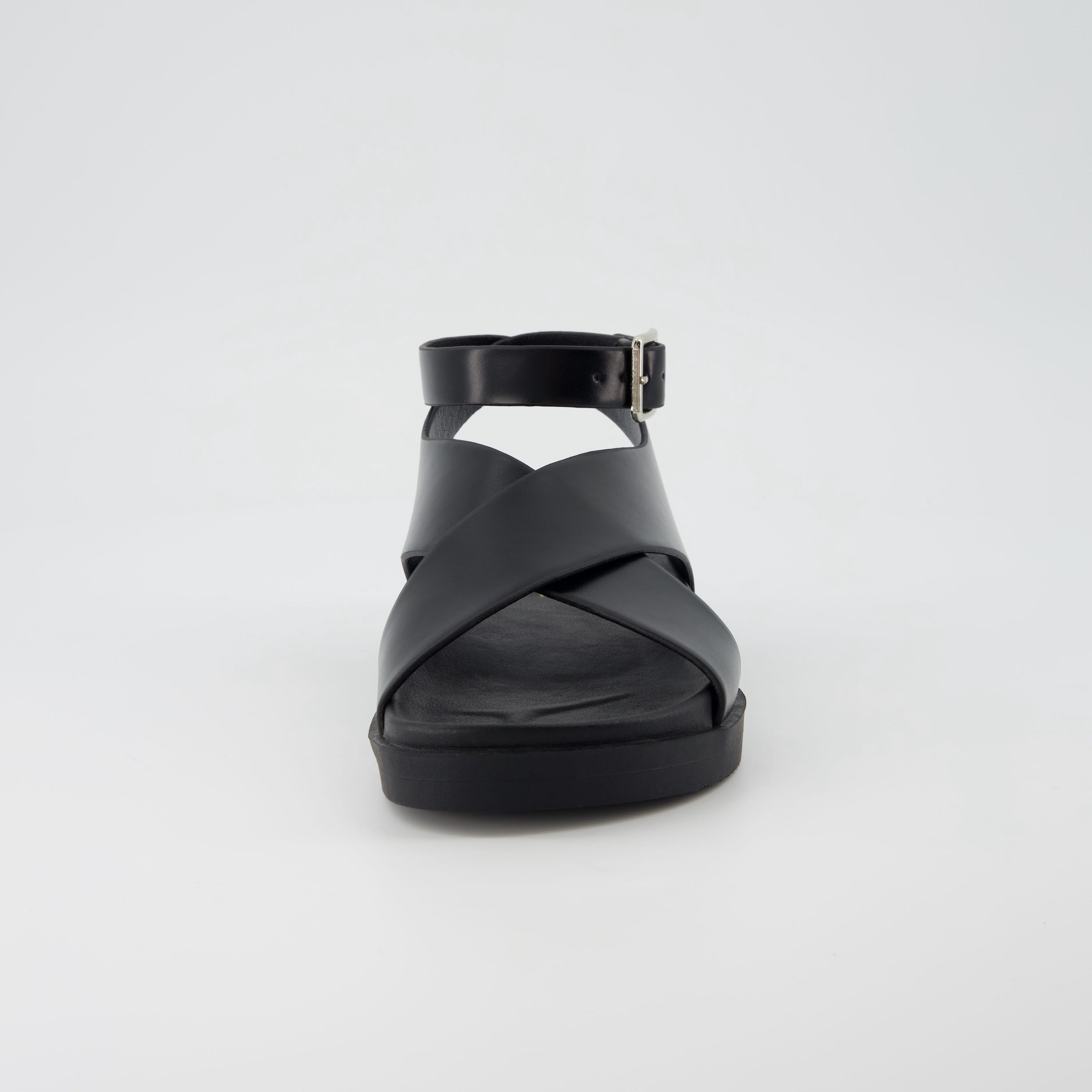 Emoji Footbed Sandal Black