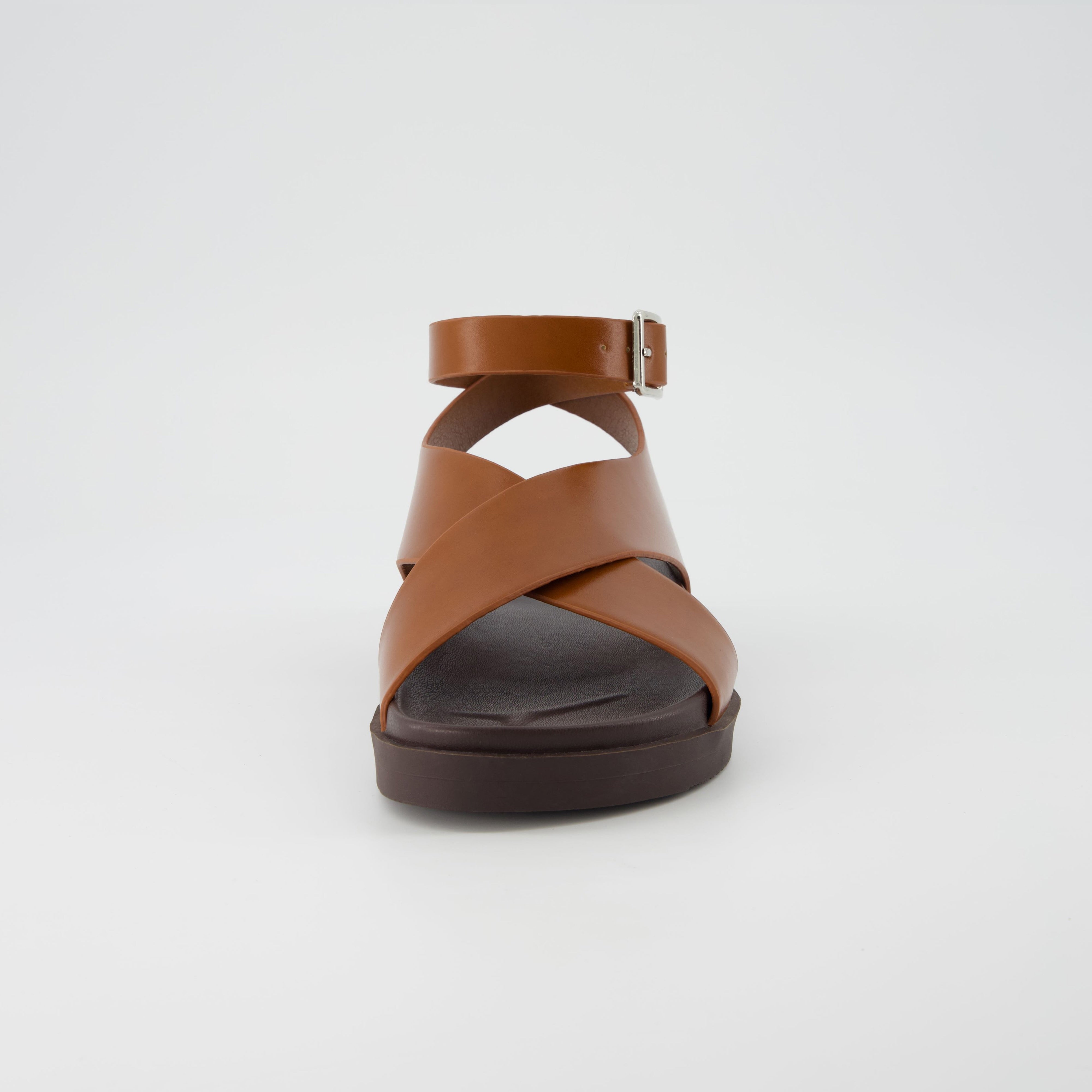 Emoji Footbed Sandal Whiskey