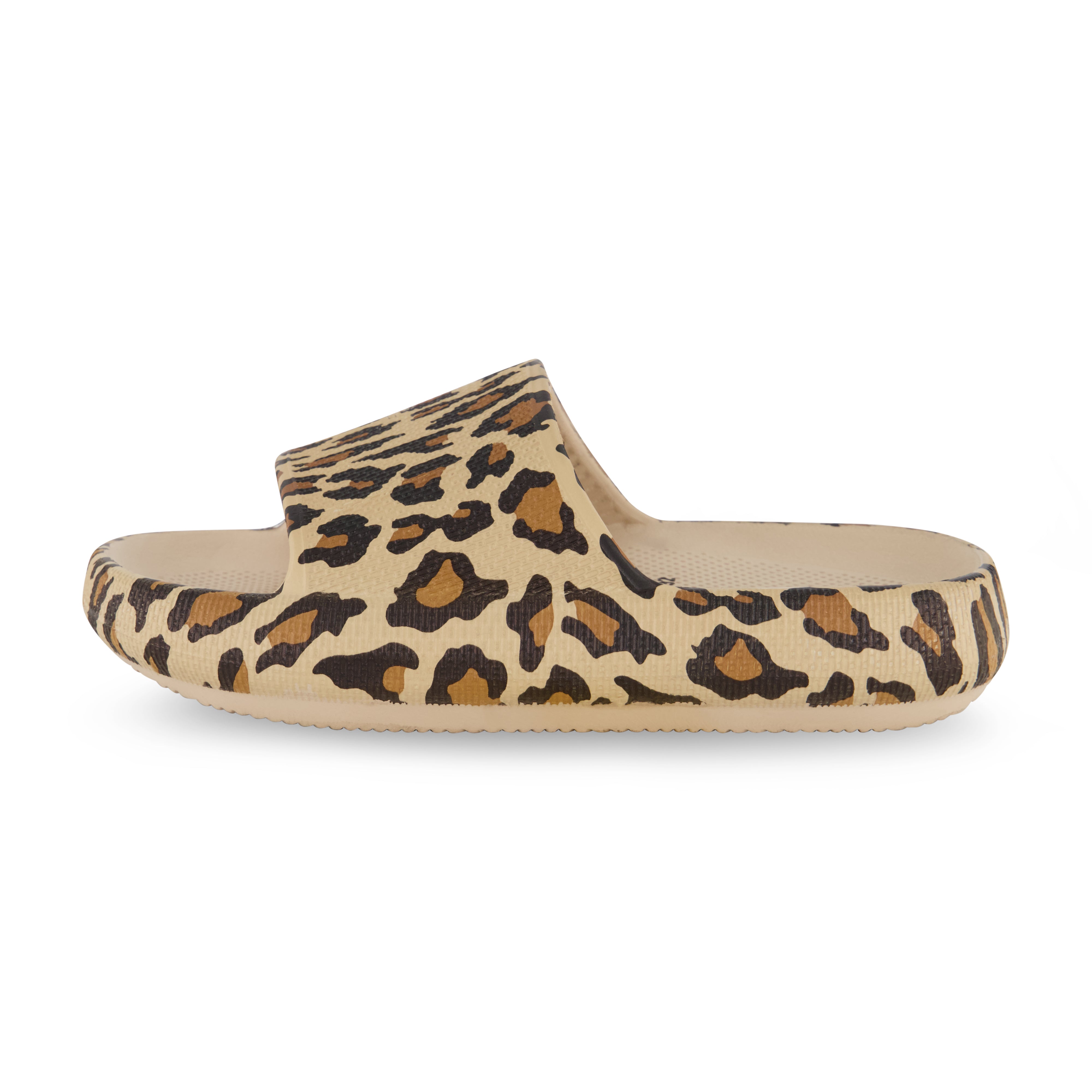 Feather Jr Cloud Slide Leopard