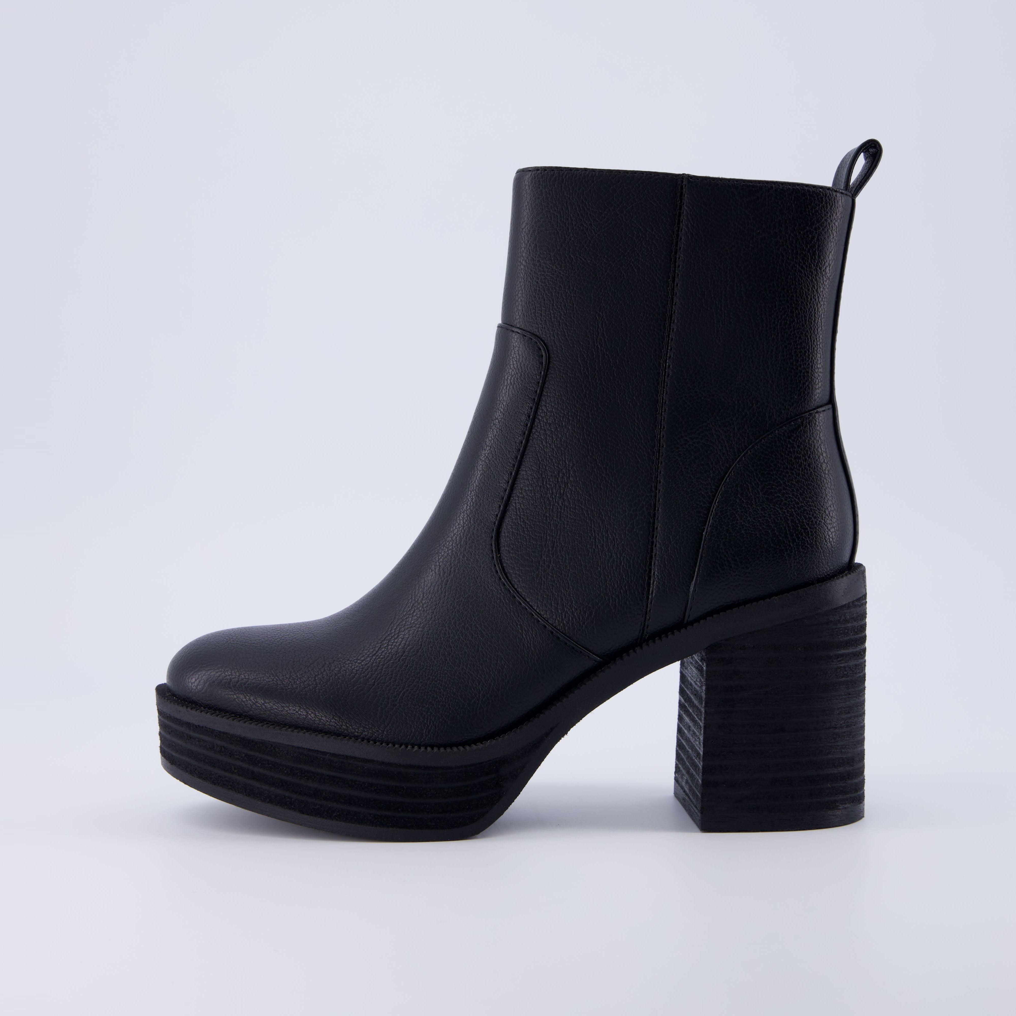 Chunky heel platform boots deals