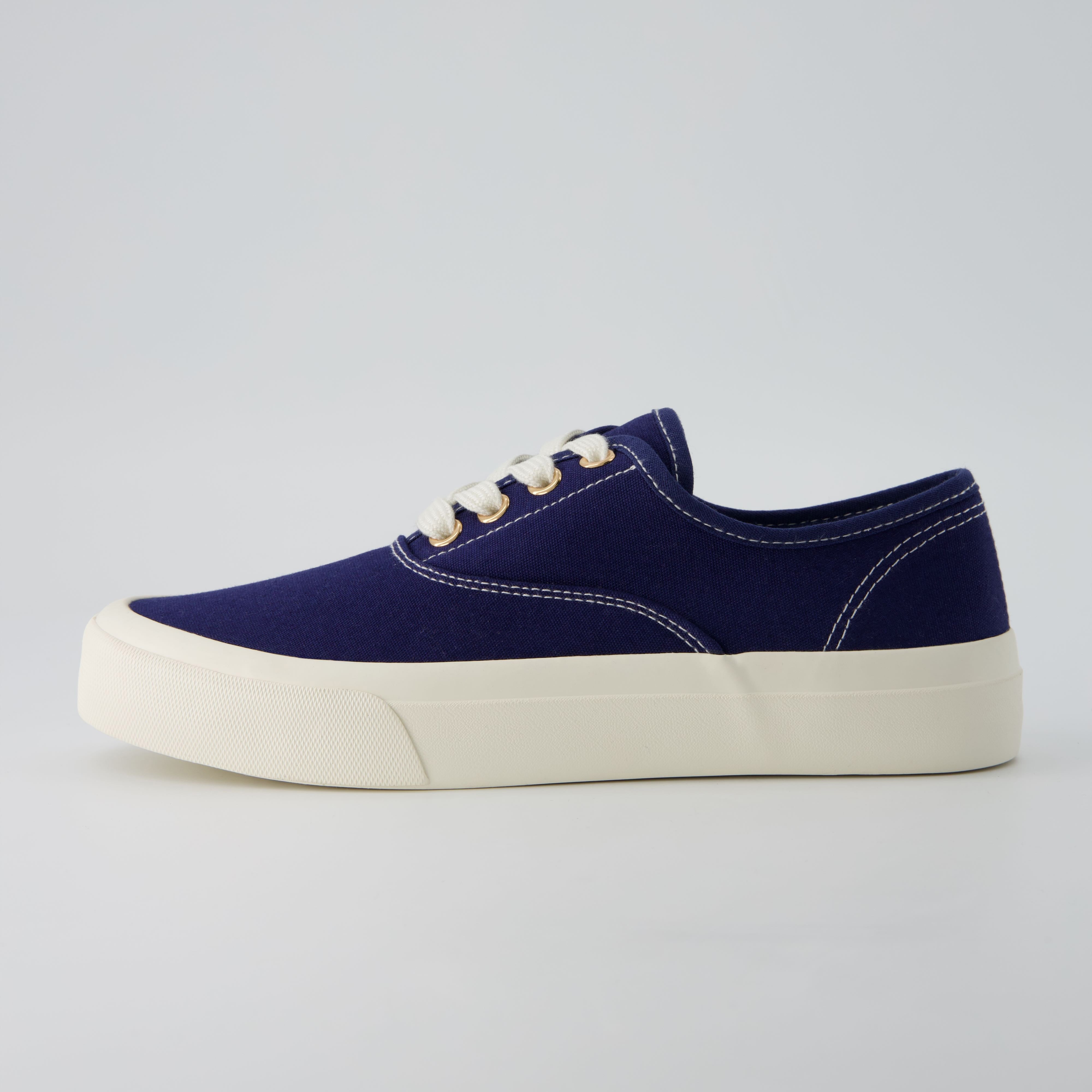 Freshman Canvas Lace-Up Sneaker Navy