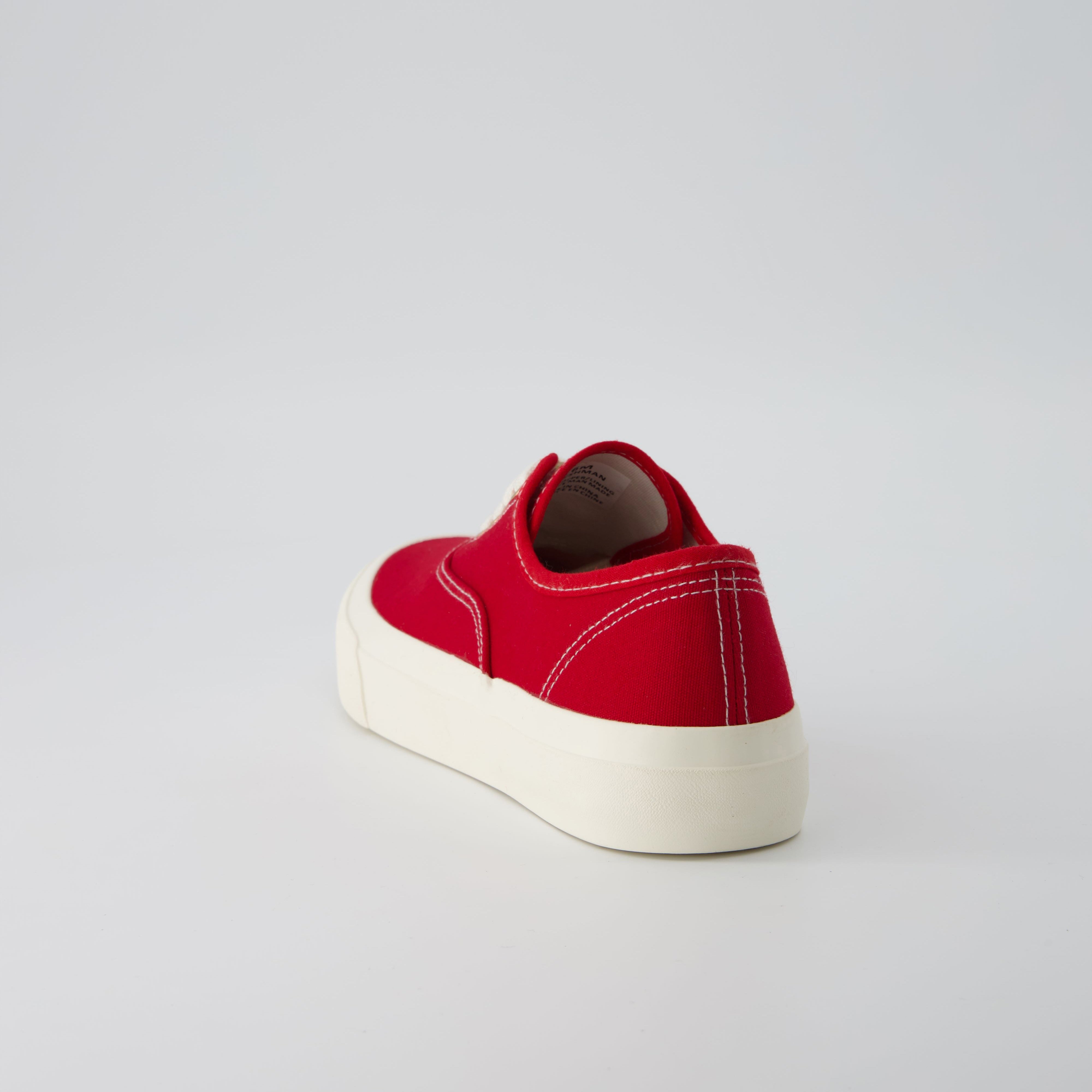 Freshman Canvas Lace-Up Sneaker Red