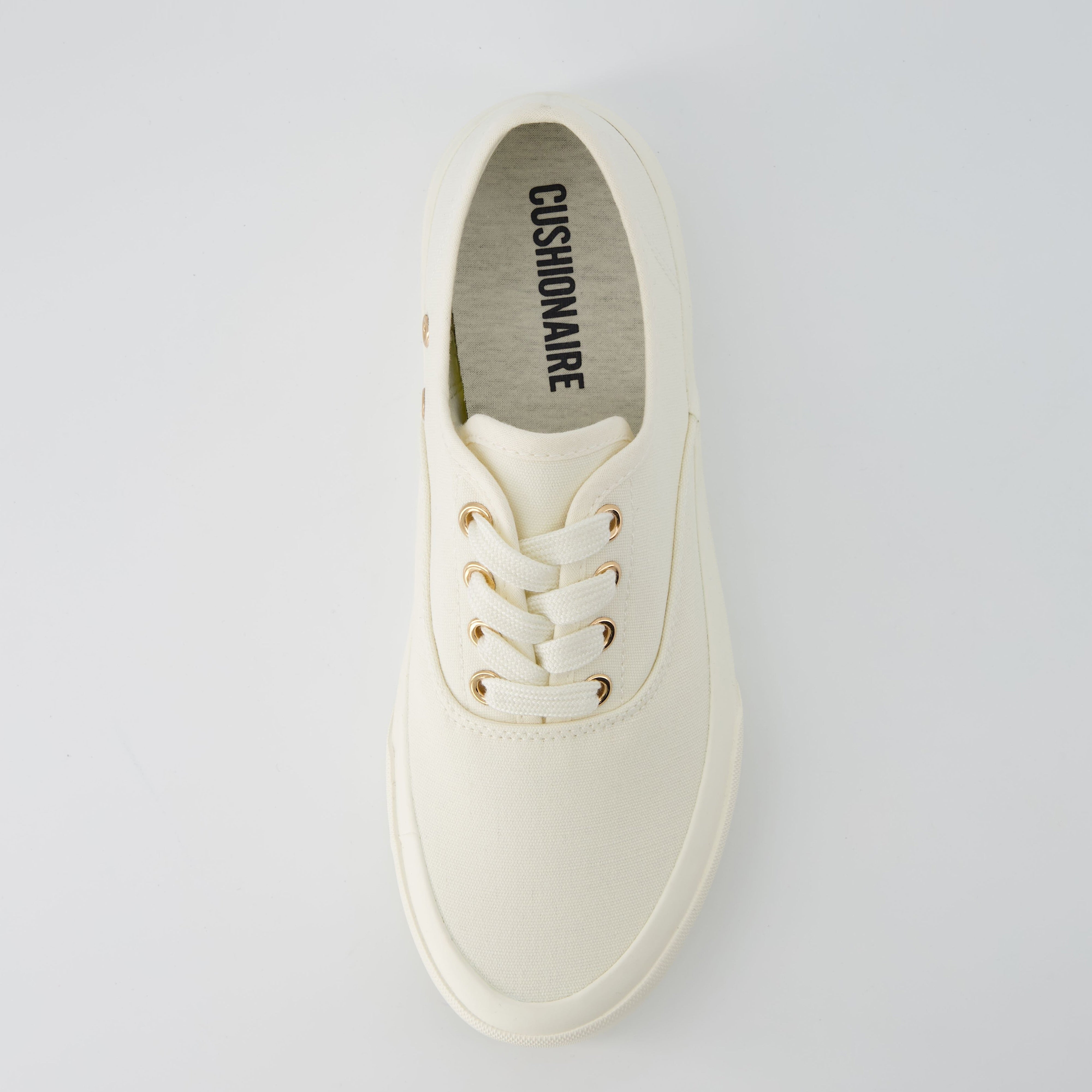 Freshman Canvas Lace-Up Sneaker White