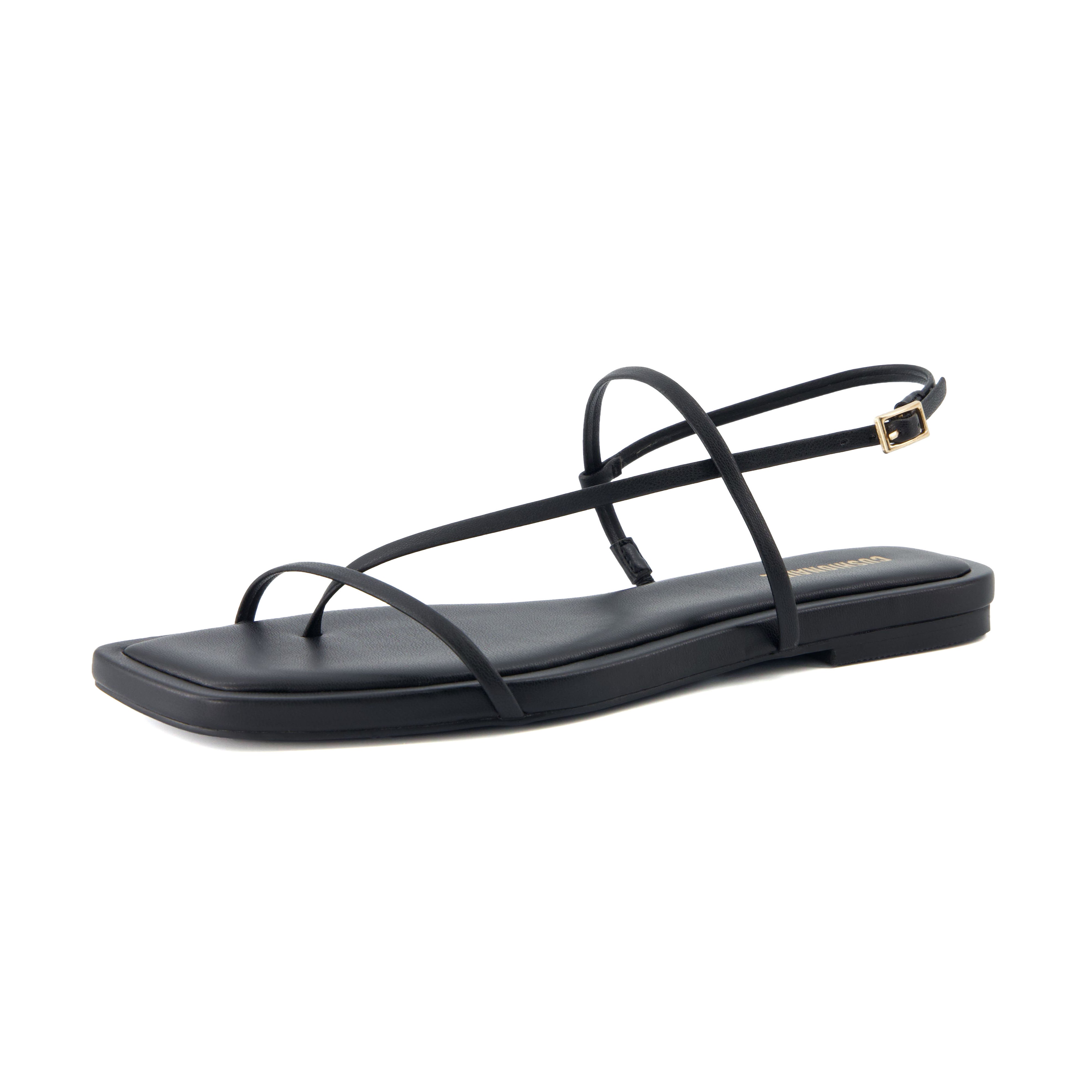 Glory Flat Sandal Black