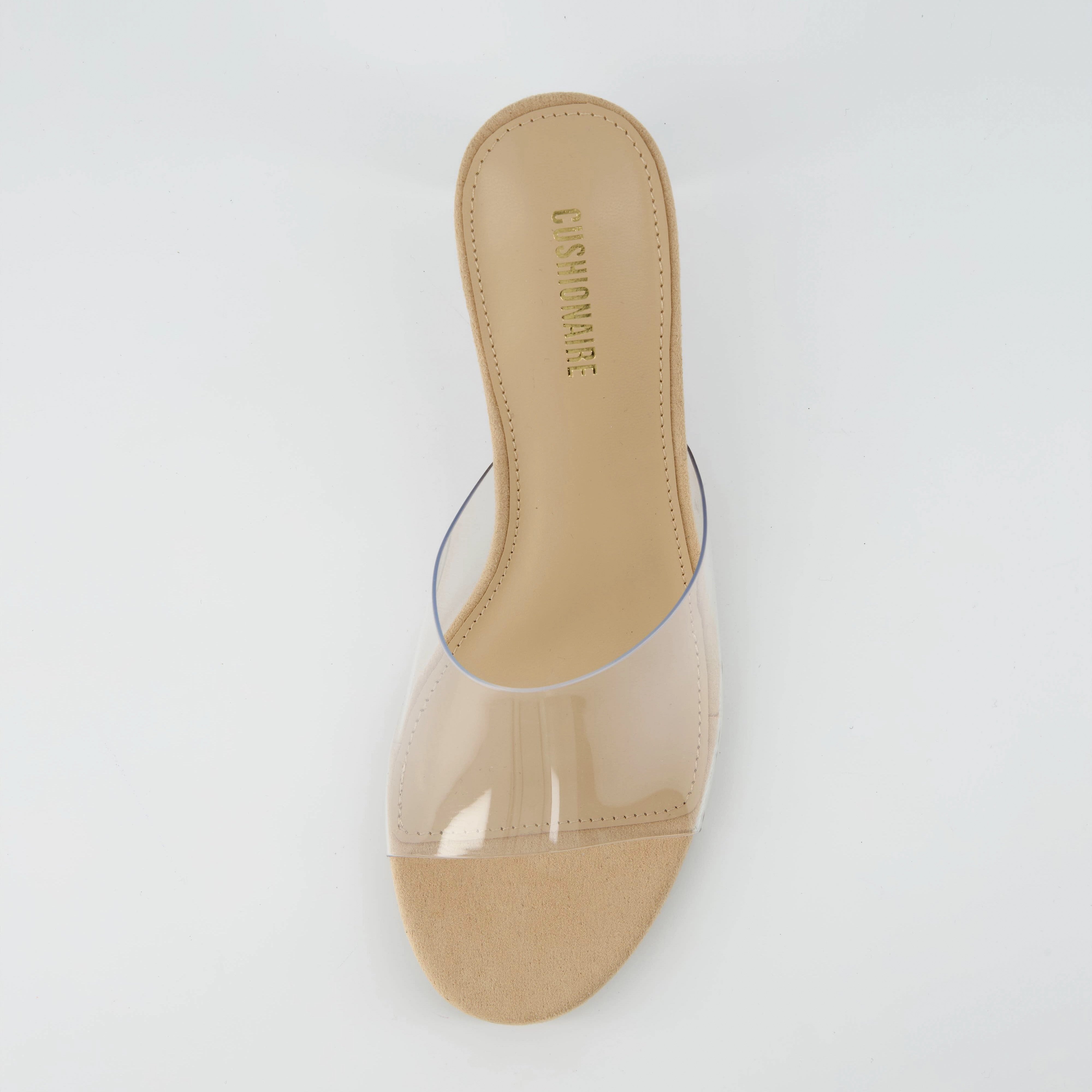 Gloss Lucite Wedge Sandals