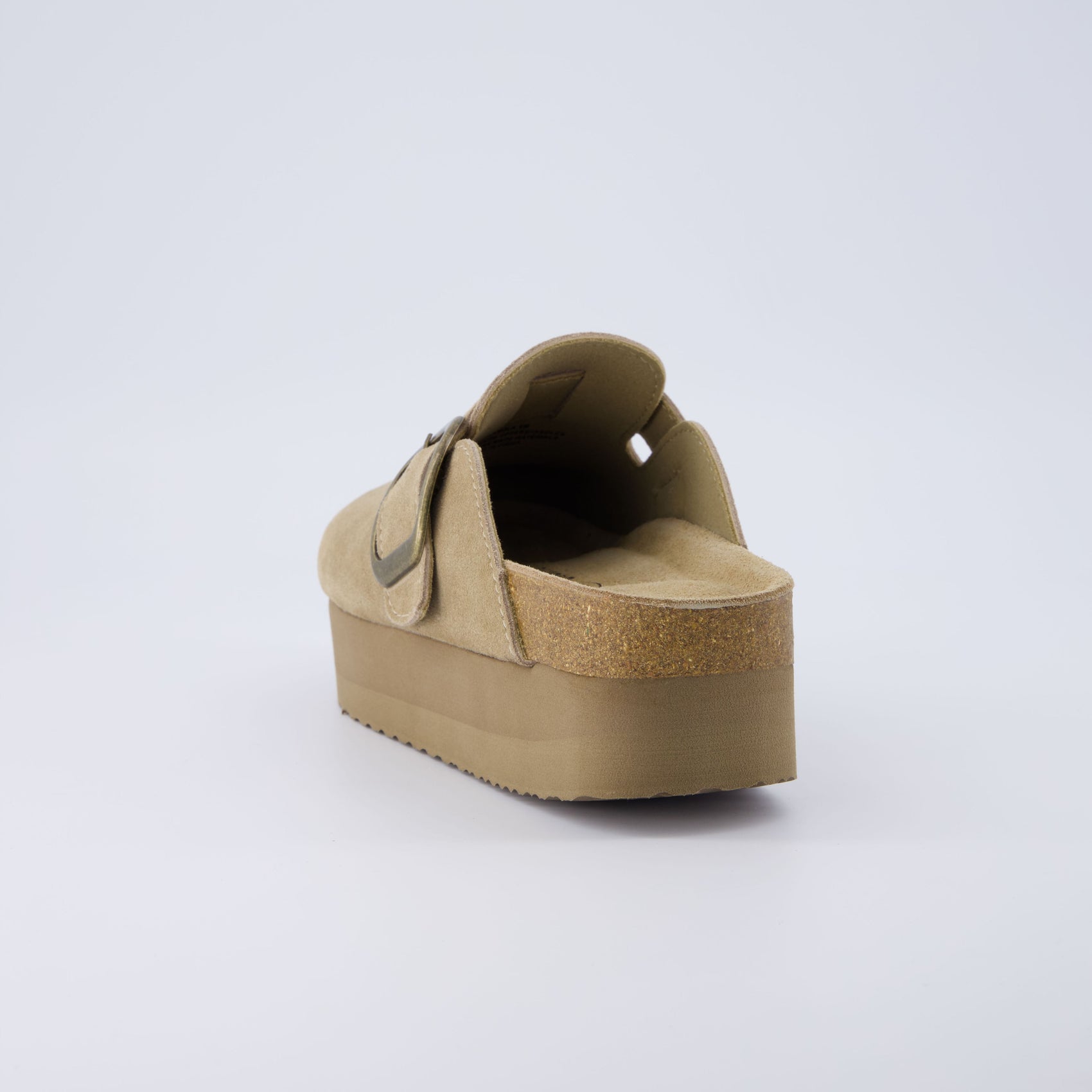 Granola Suede Platform Clog
