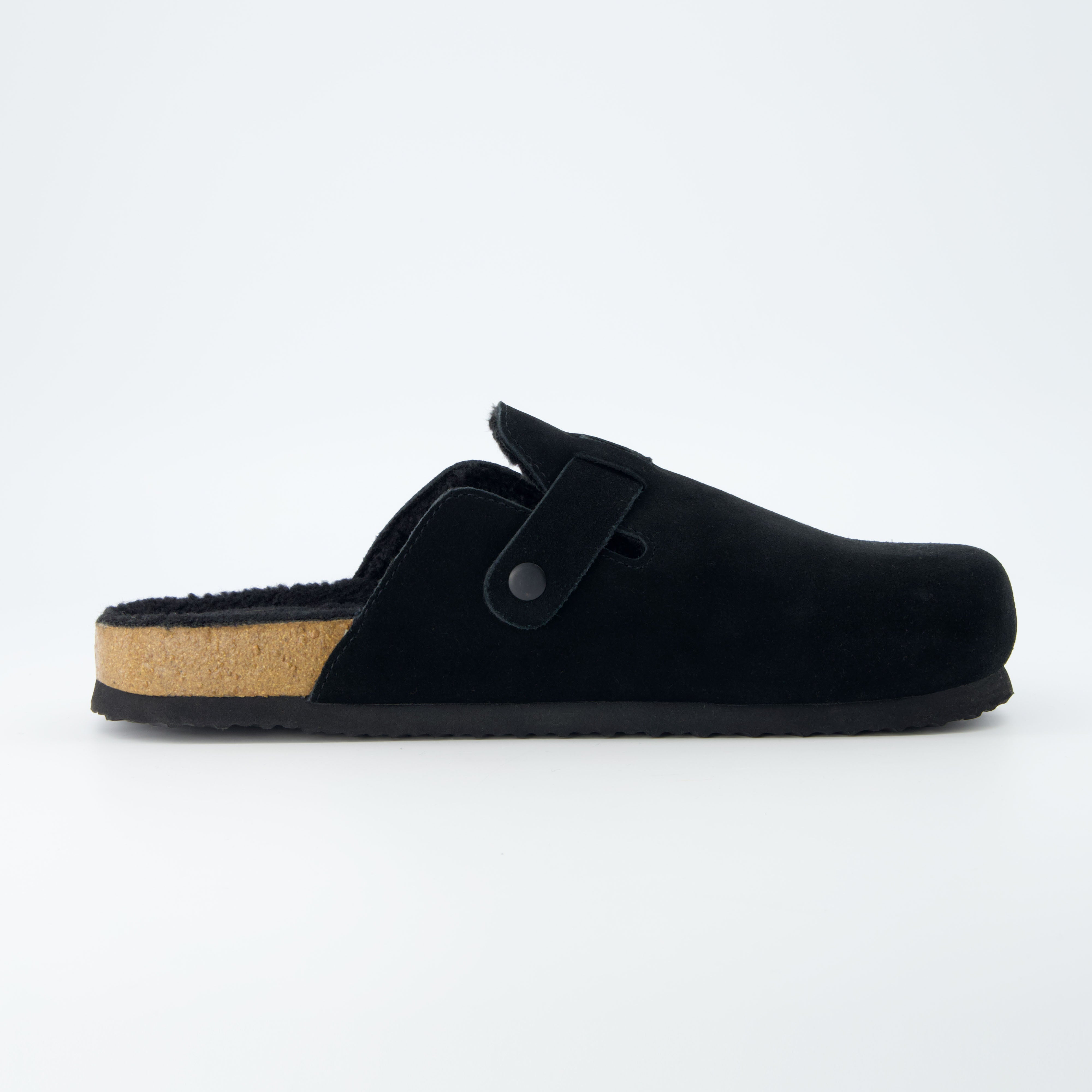 Haze Men's Fur Cork Footbed Clog