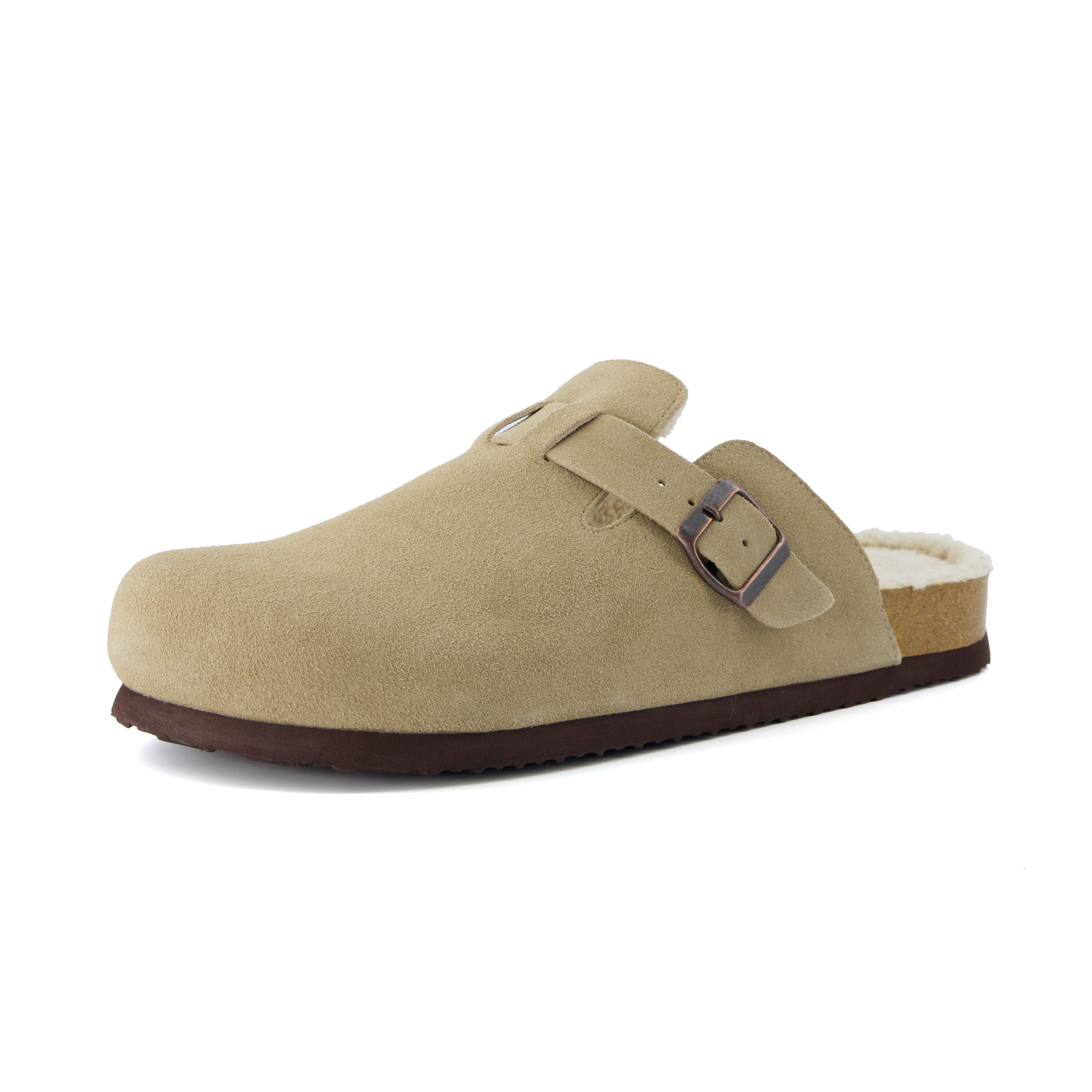 Haze Men's Fur Cork Footbed Clog