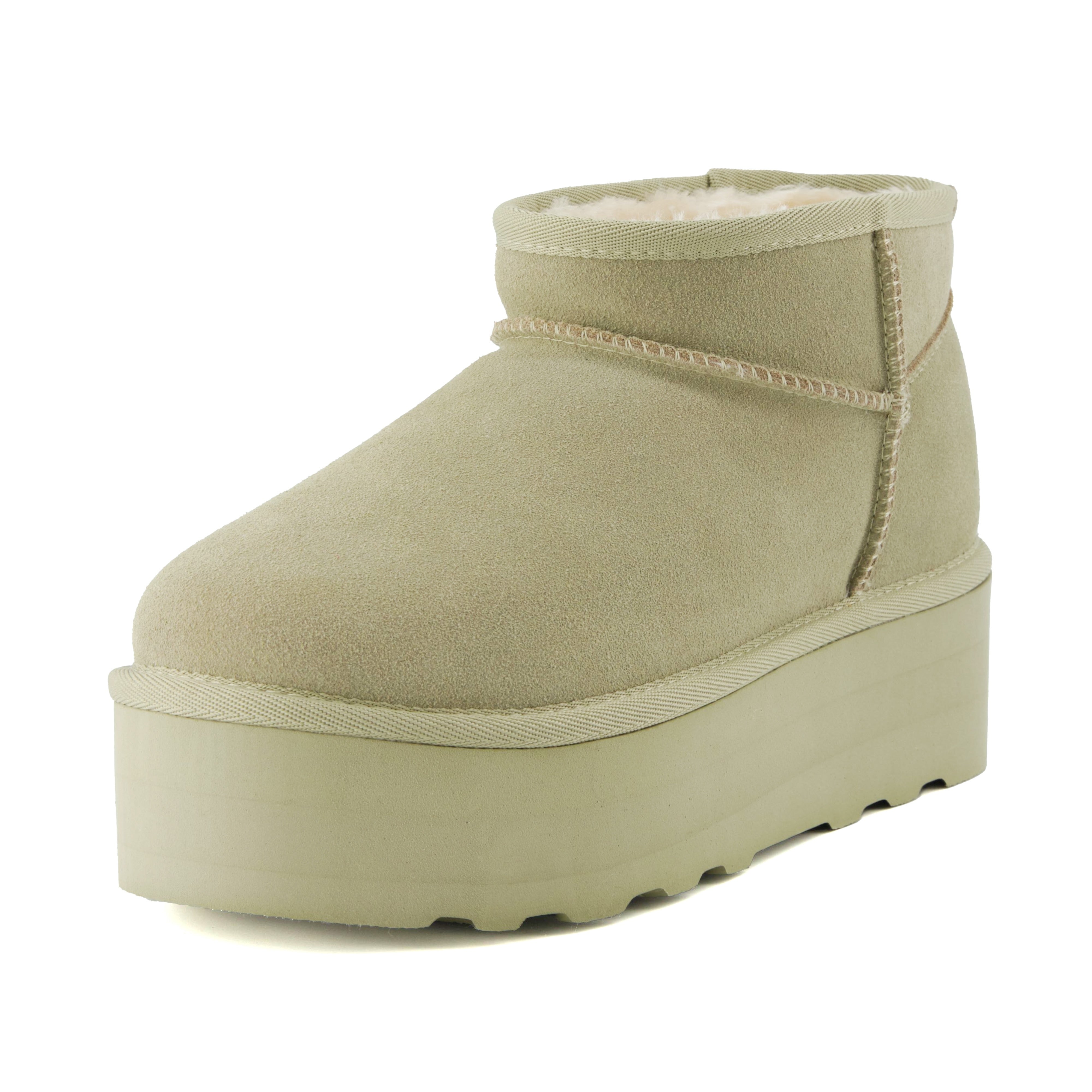 Hippy Cozy Platform Ankle Boot