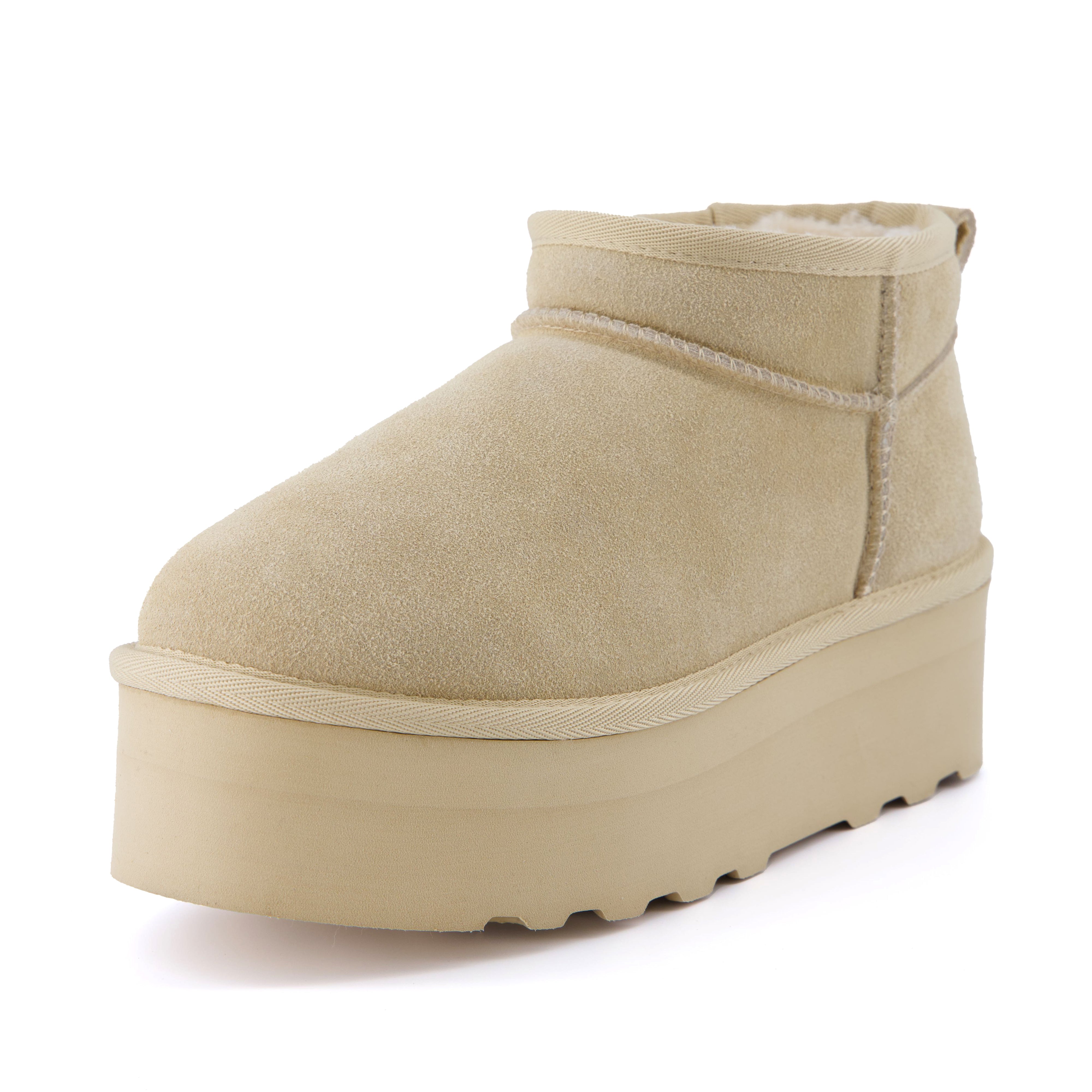 Hippy Cozy Platform Ankle Boot