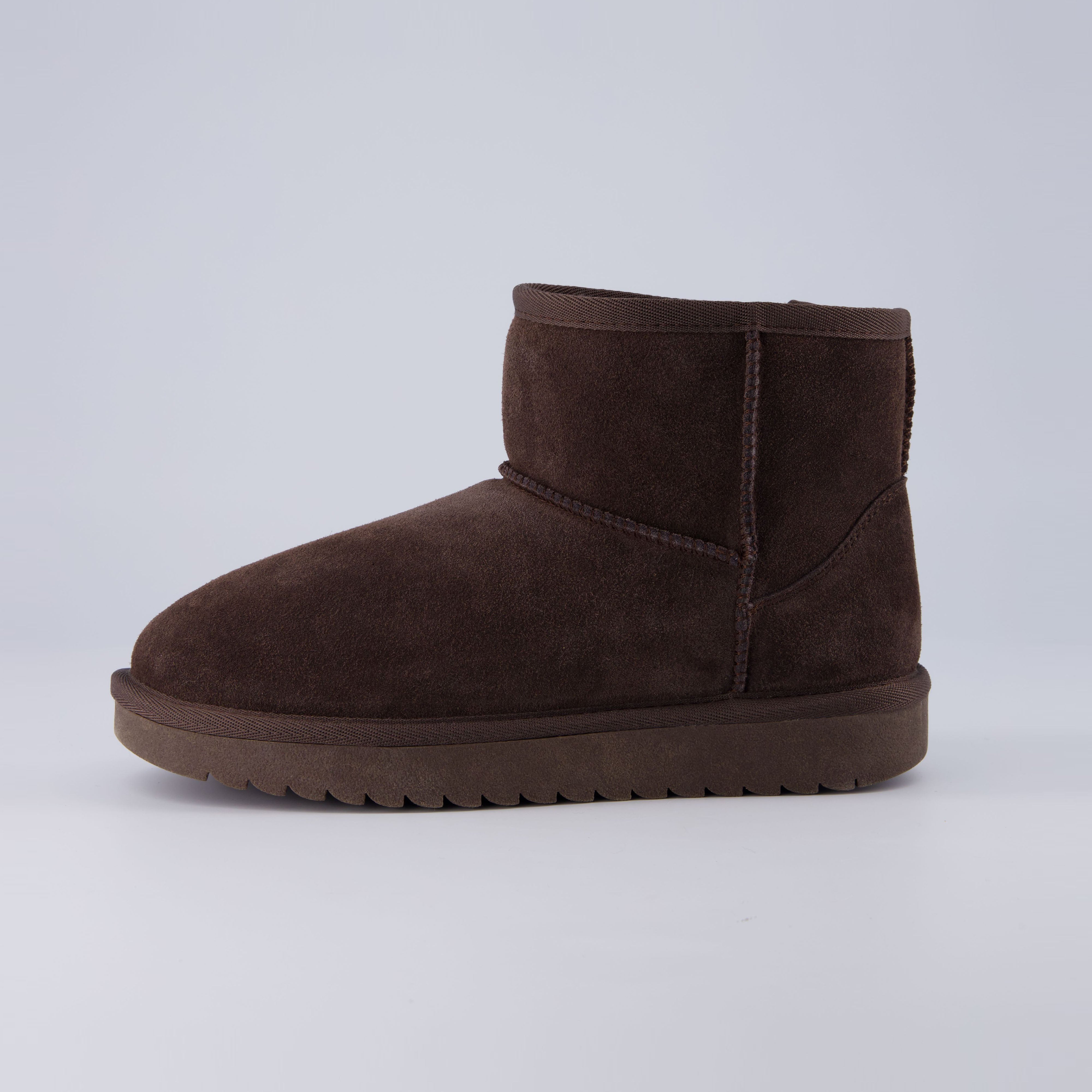 Hipster Cozy Ankle Boot Chocolate