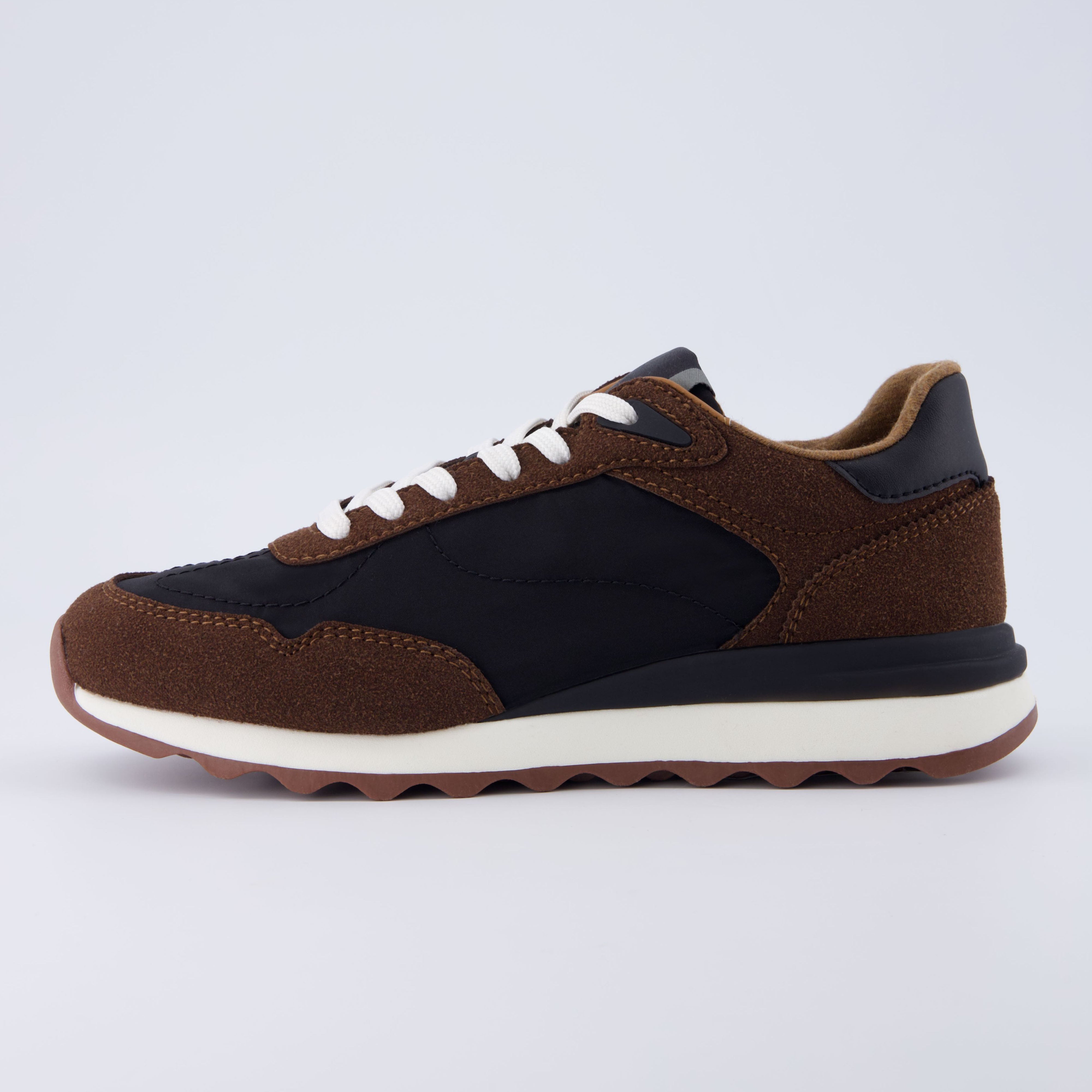 Kicks Nylon Sneaker Brown Black