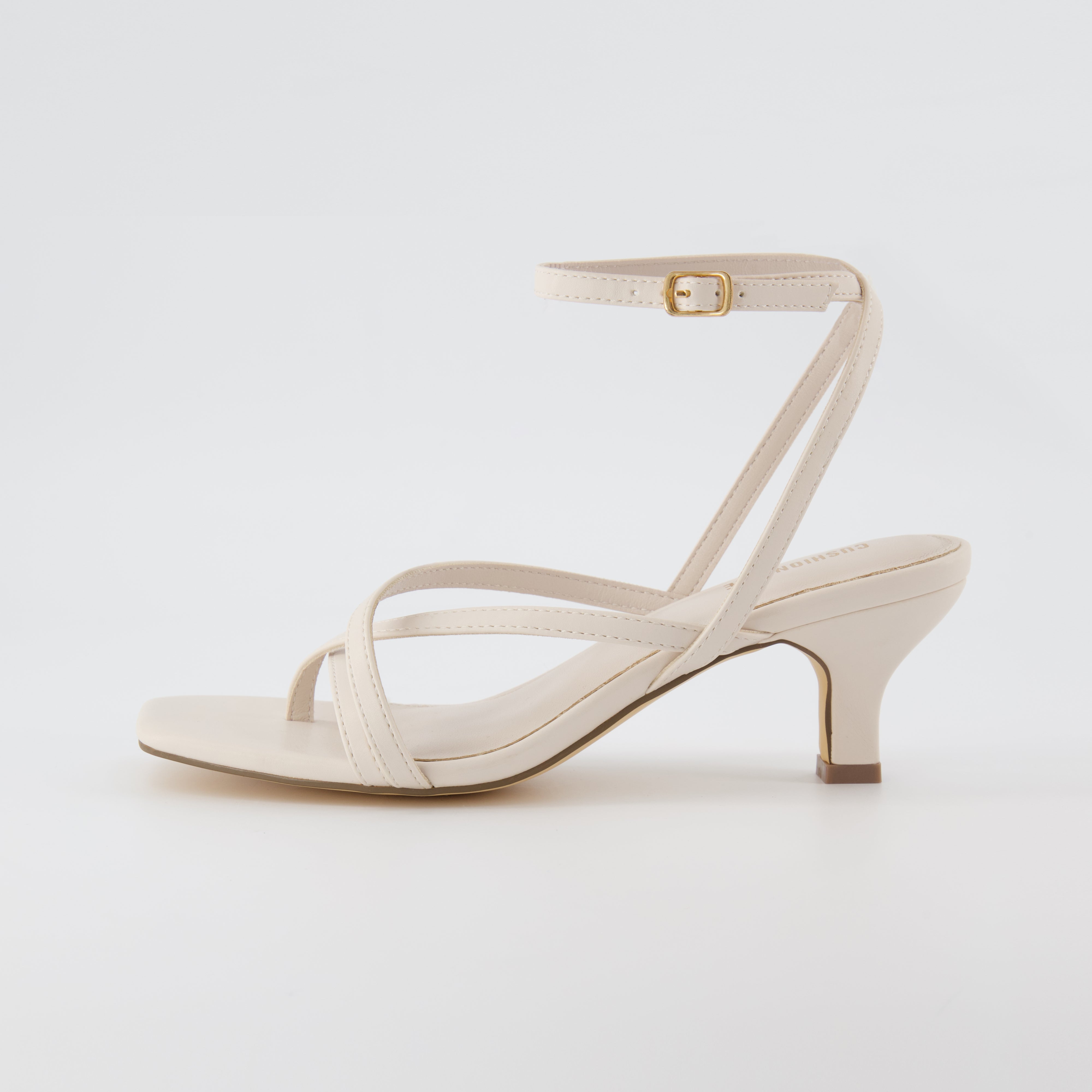 Ivory kitten deals heel sandals