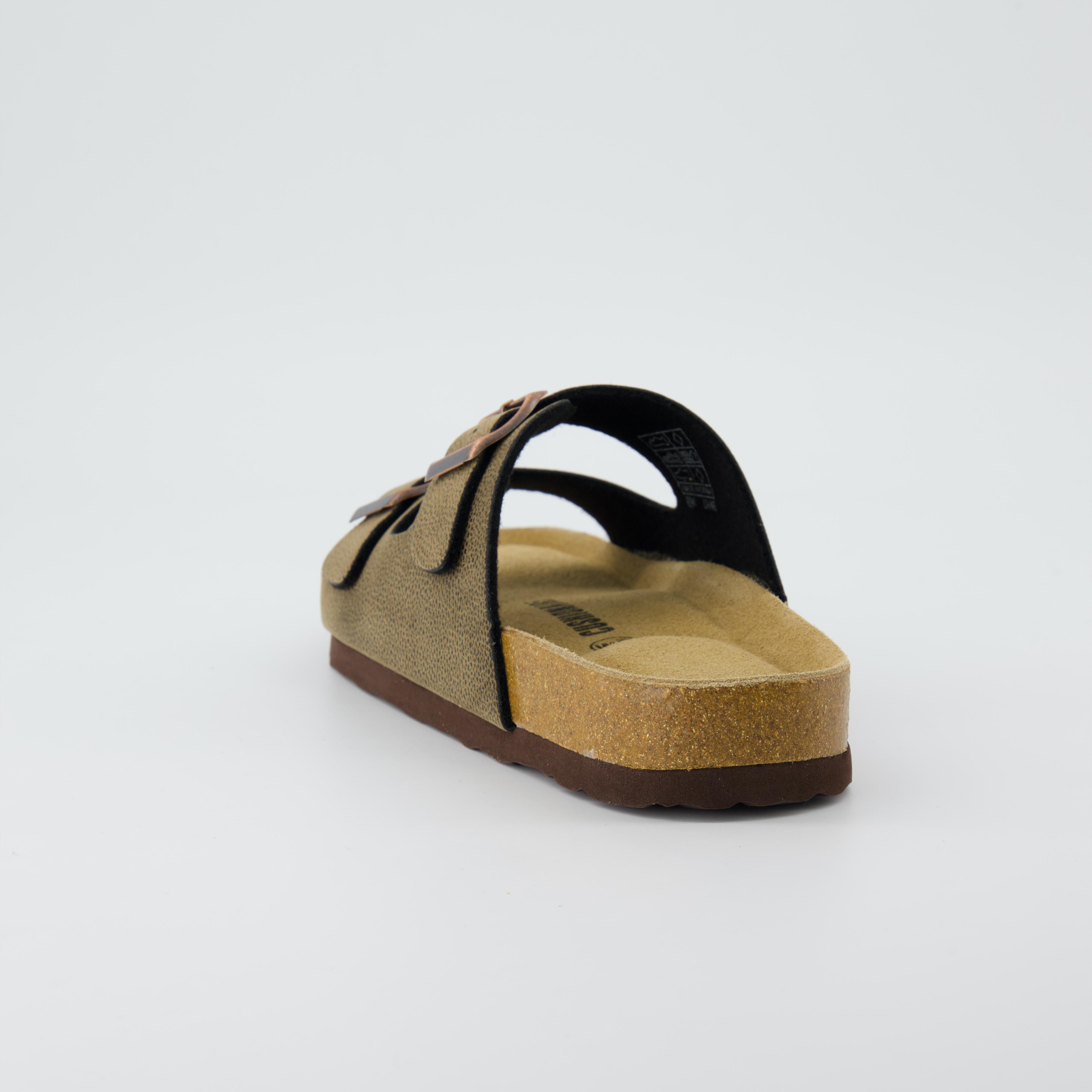 Lane Cork Footbed Sandal Textured