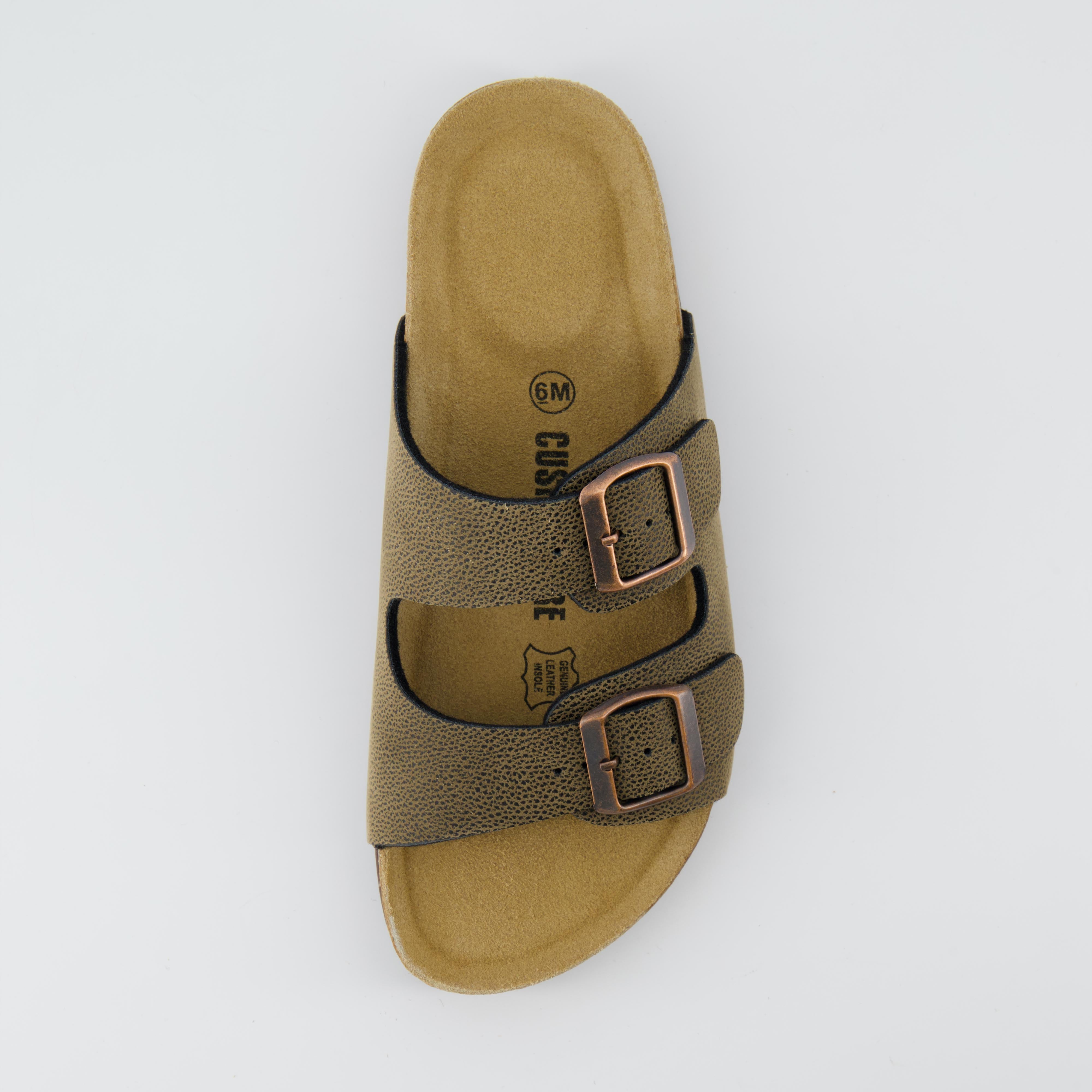 Lane Cork Footbed Sandal Textured