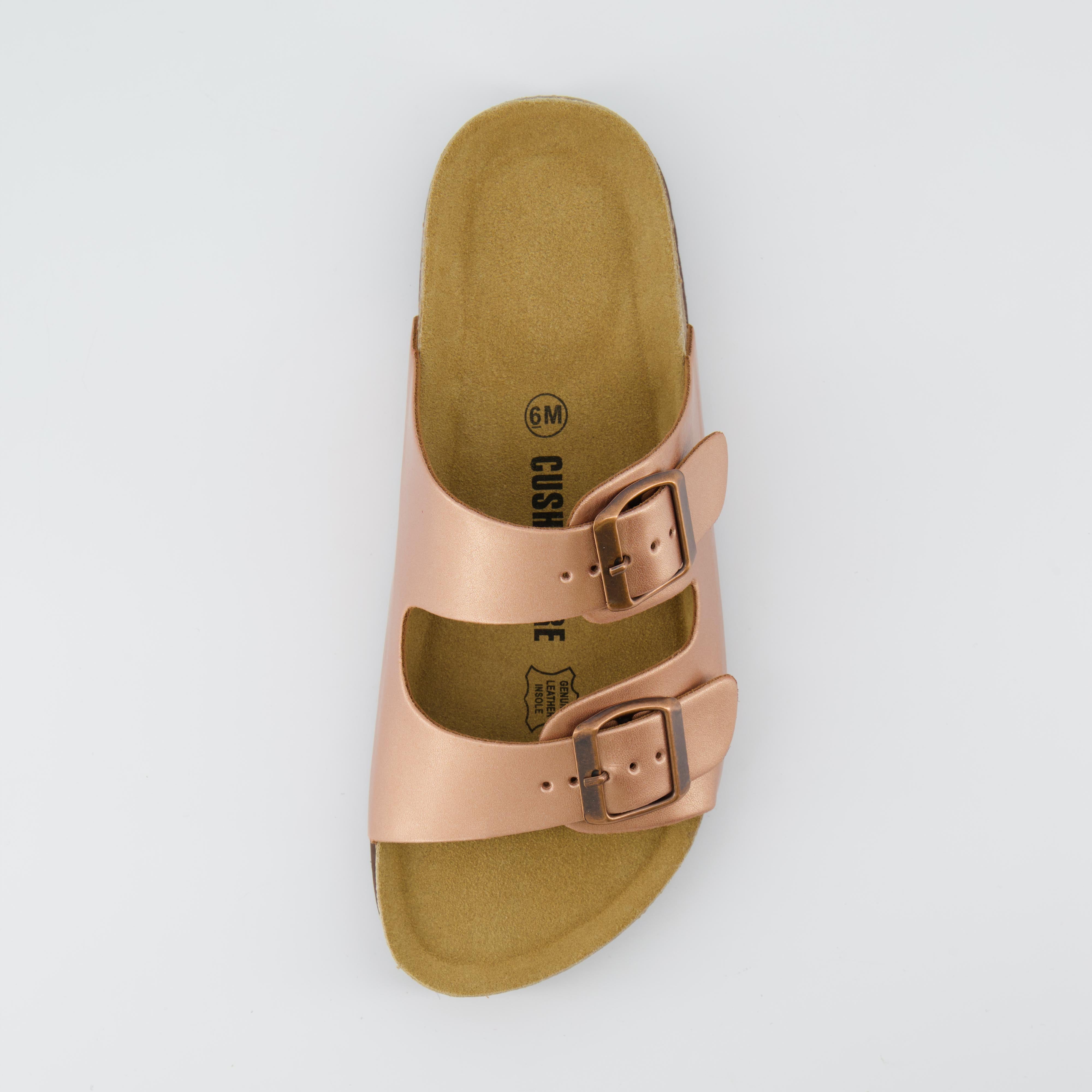 Cushionaire lane cork footbed sandal hot sale