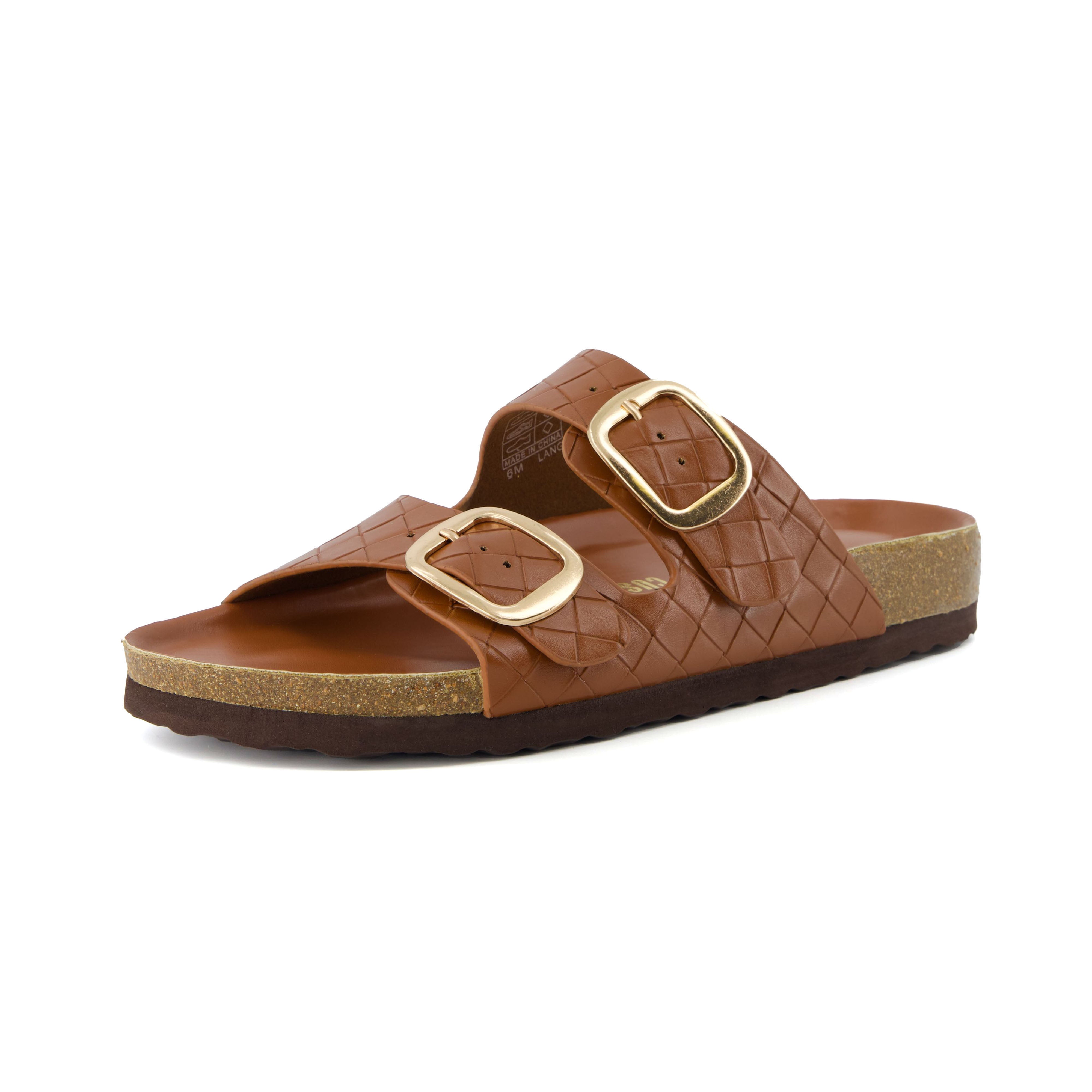 Lang Woven Cork Footbed Sandal