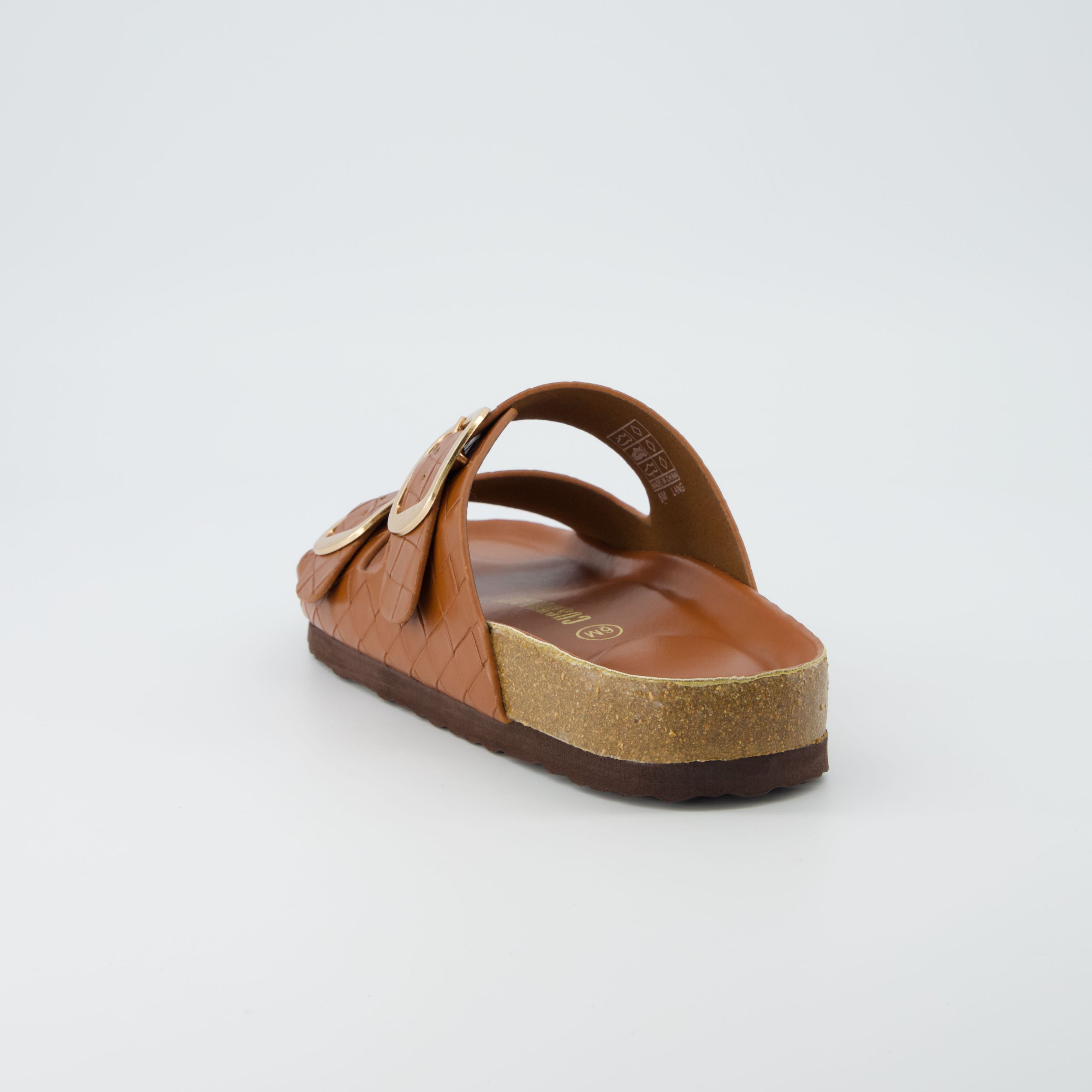 Lang Woven Cork Footbed Sandal