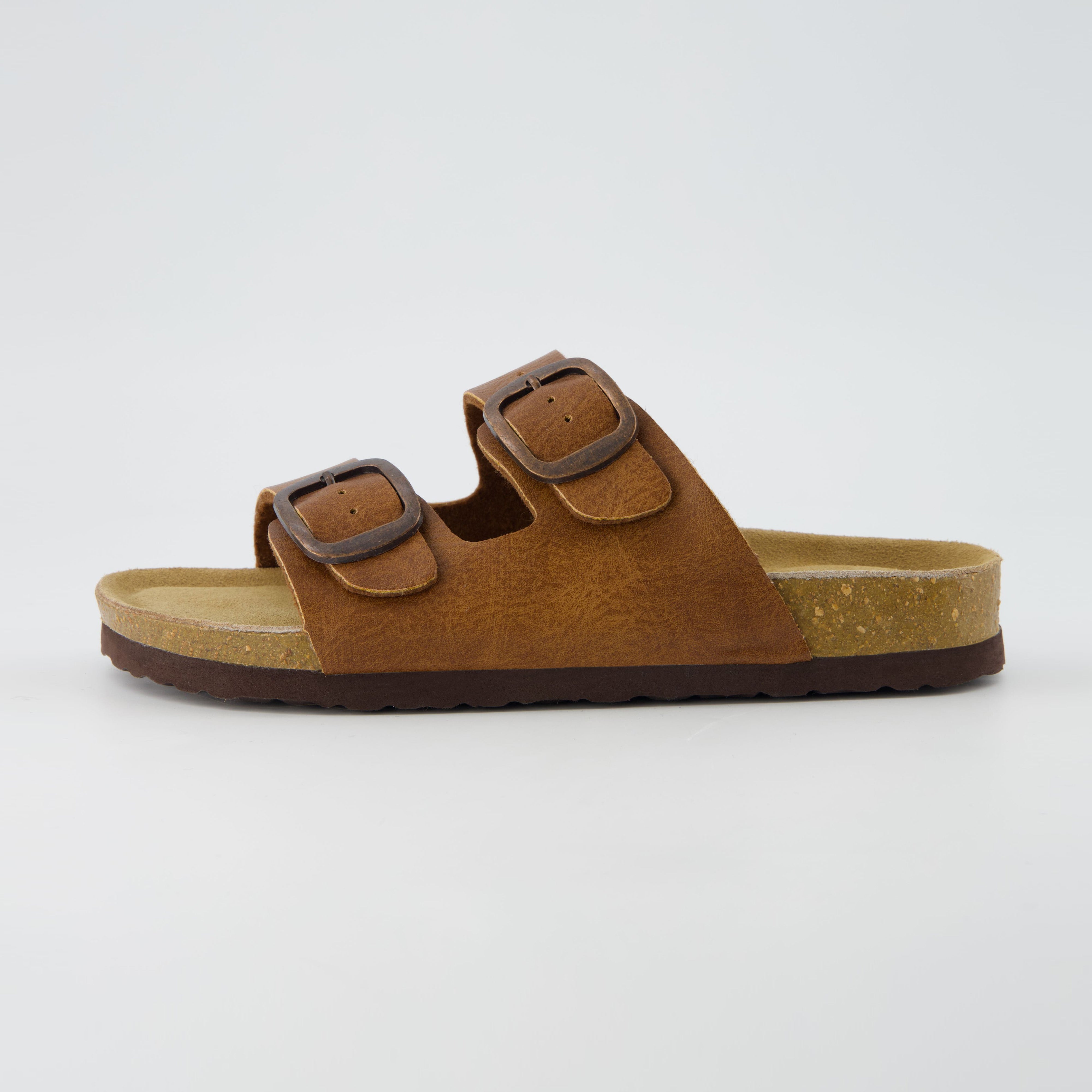 Lang Cork Footbed Sandal Tan Medium