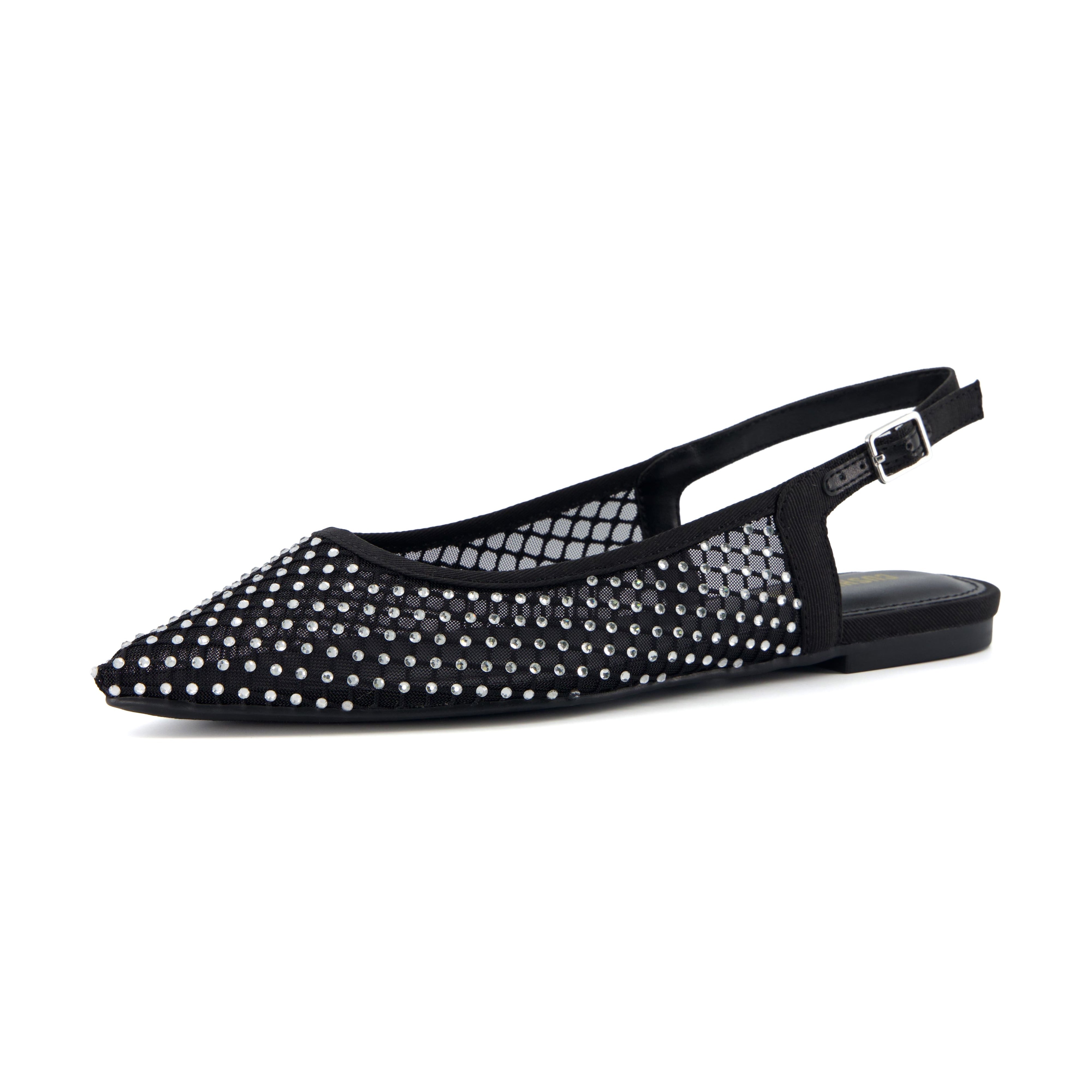 Lark Mesh Slingback Flat