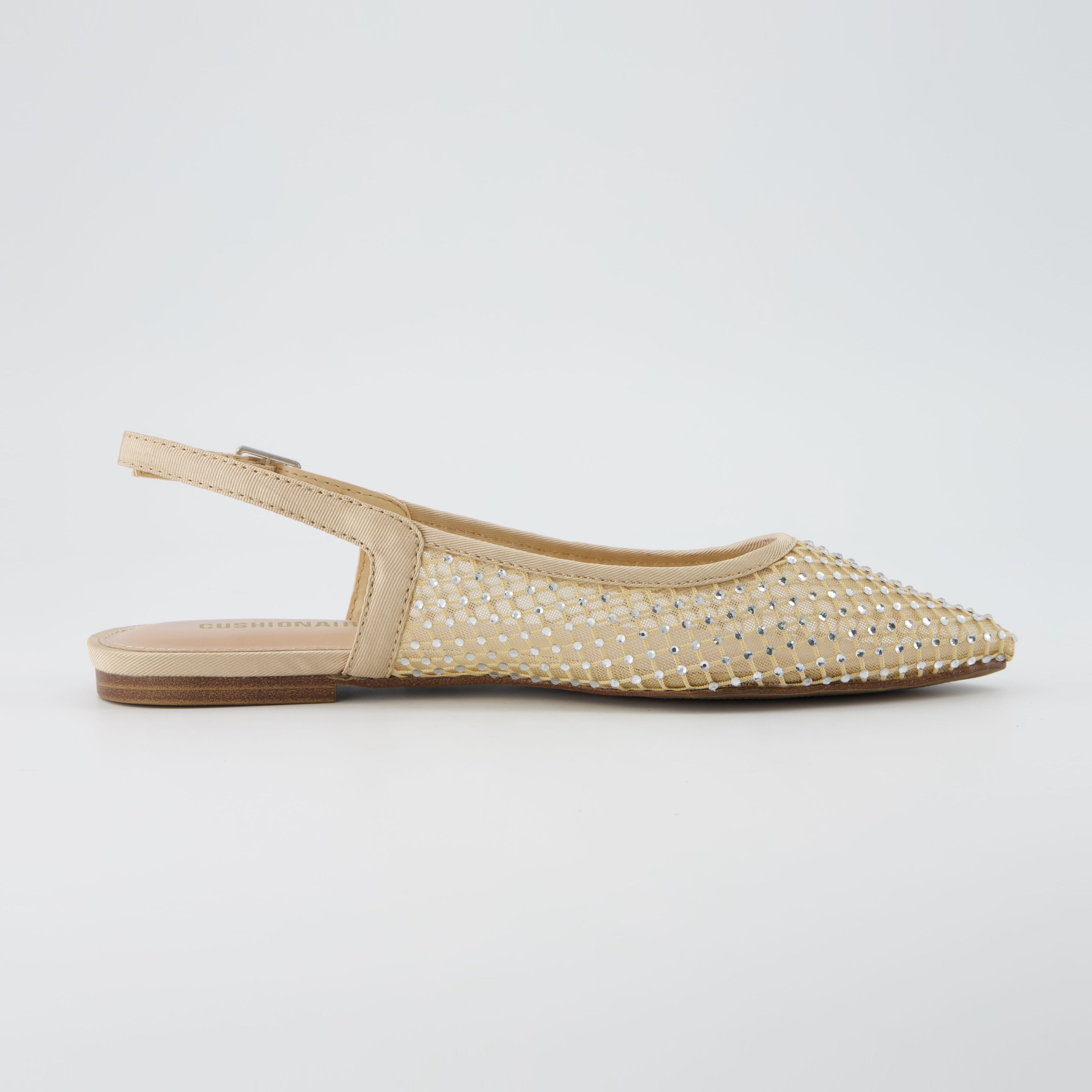 Lark Mesh Slingback Flat