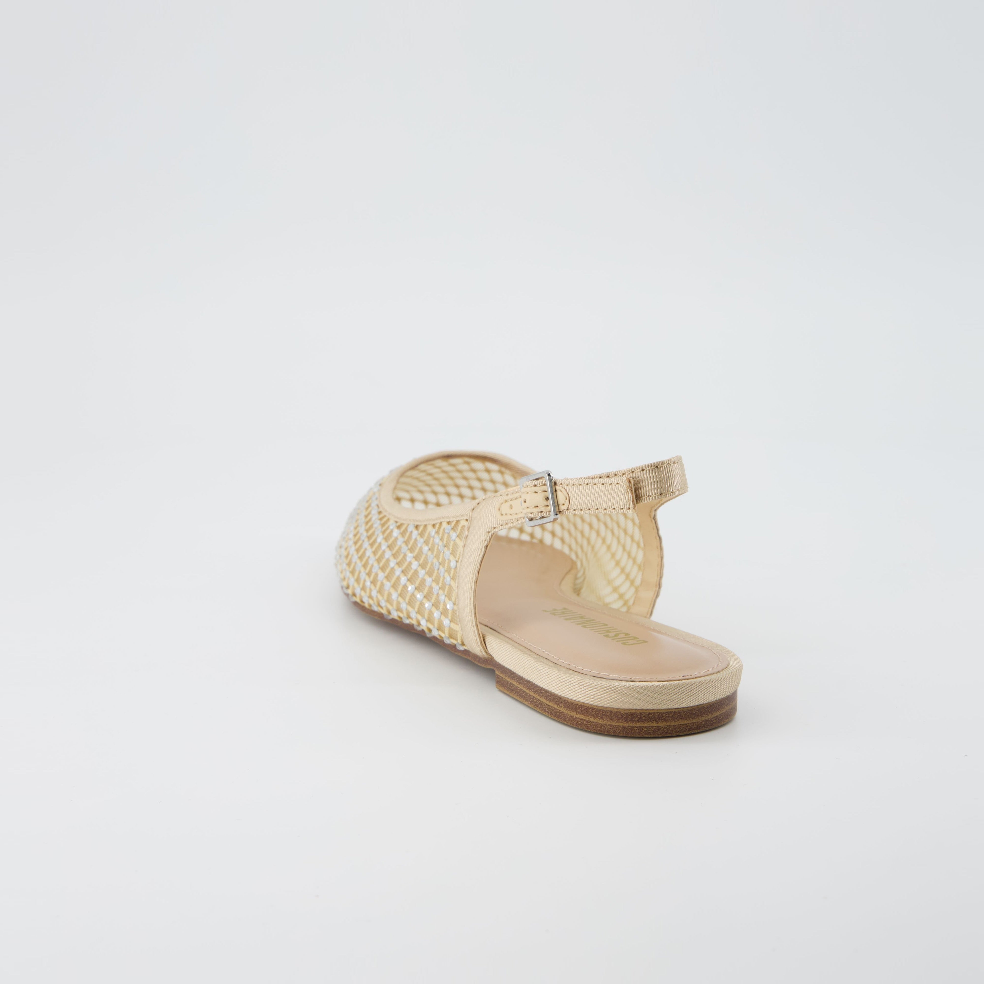 Lark Mesh Slingback Flat