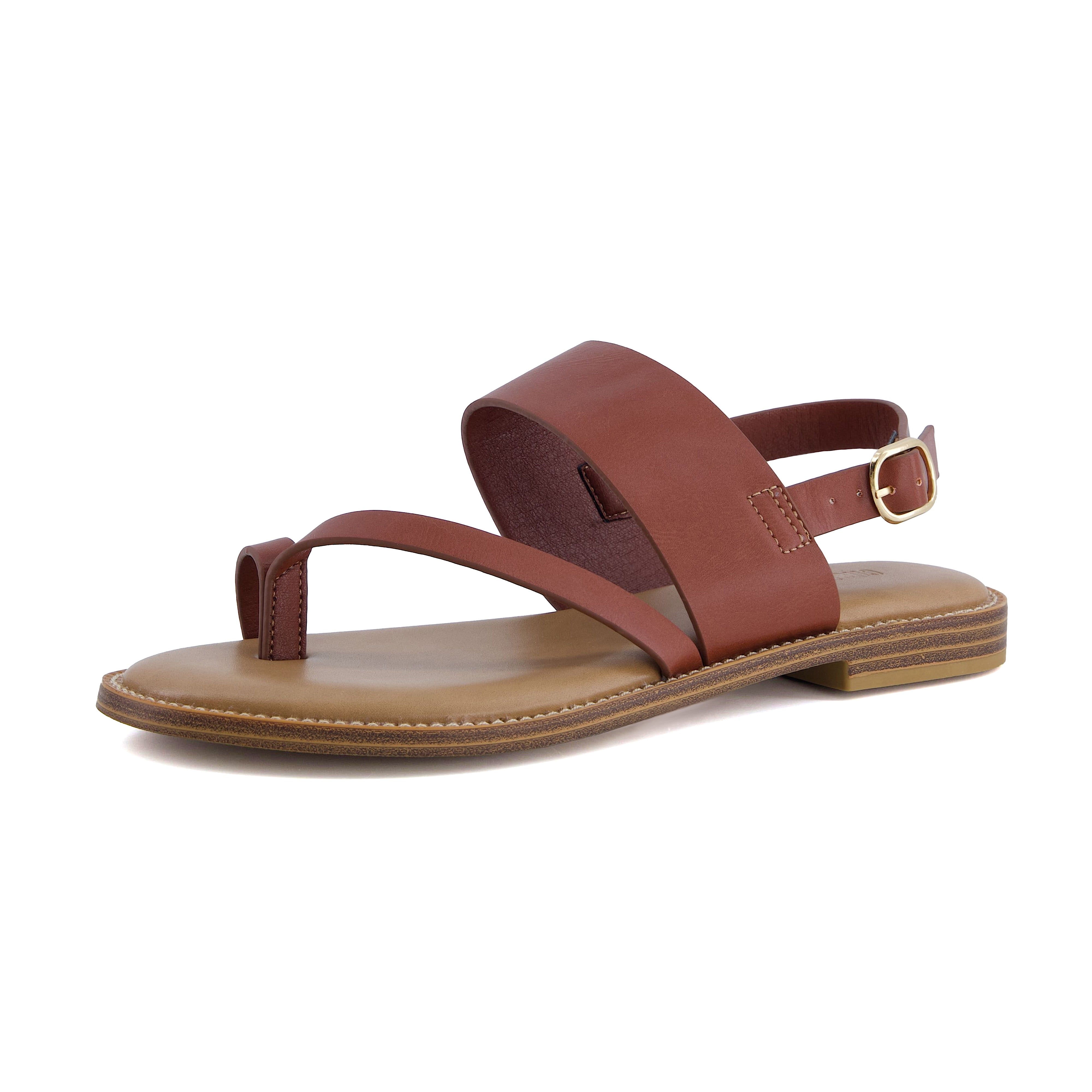 Leader Slingback Sandal Cognac