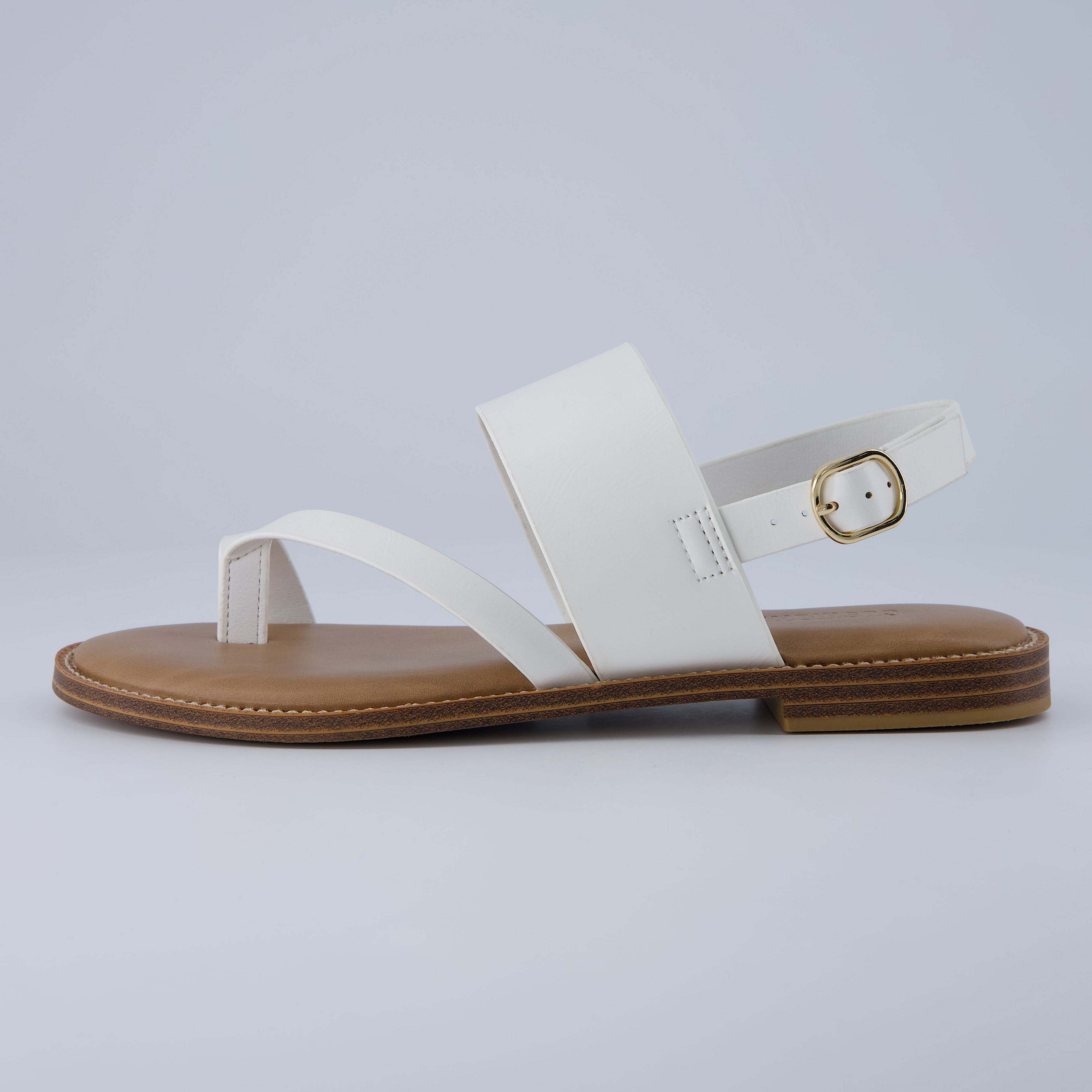 Leader Slingback Sandal White