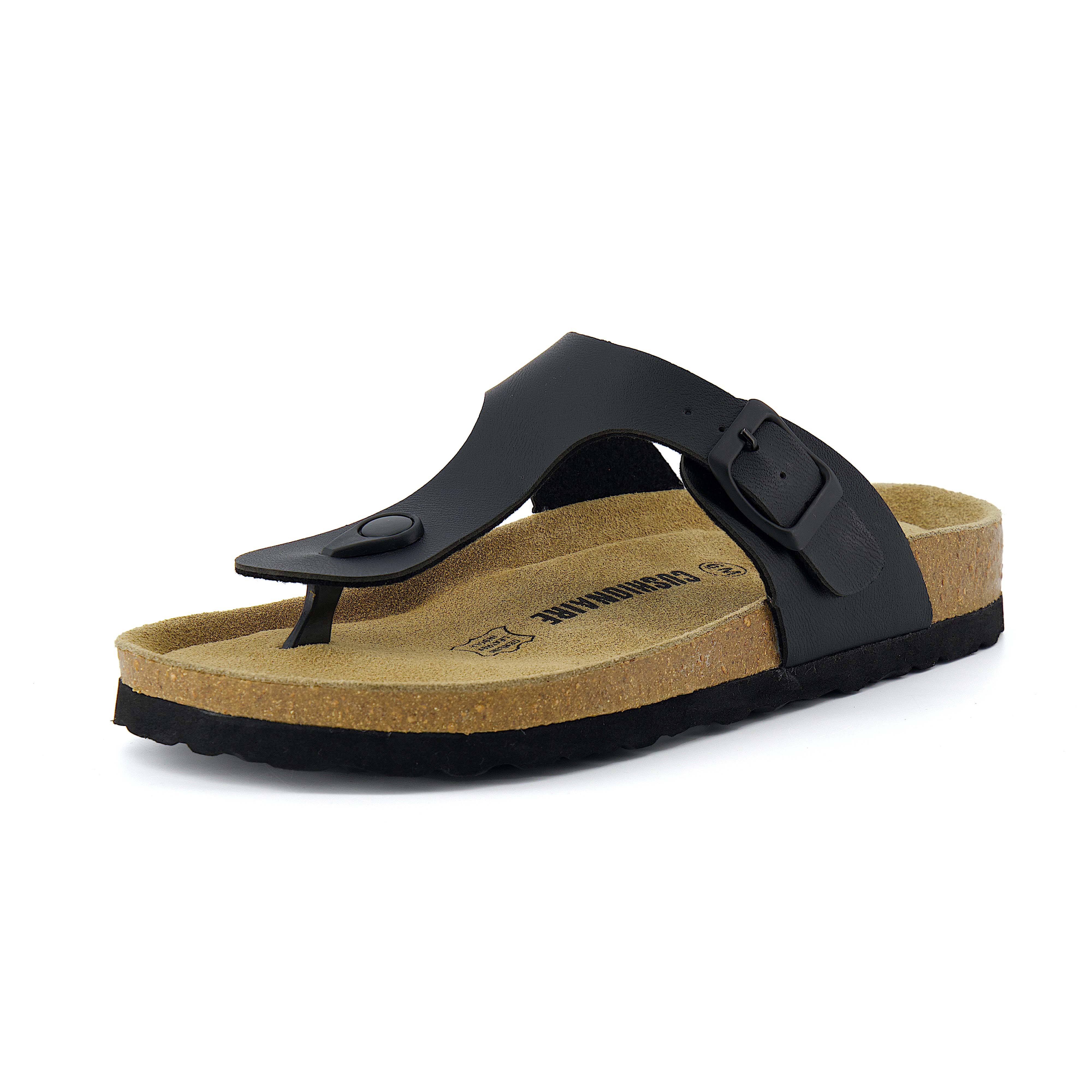 Leah Cork Footbed Thong Sandal