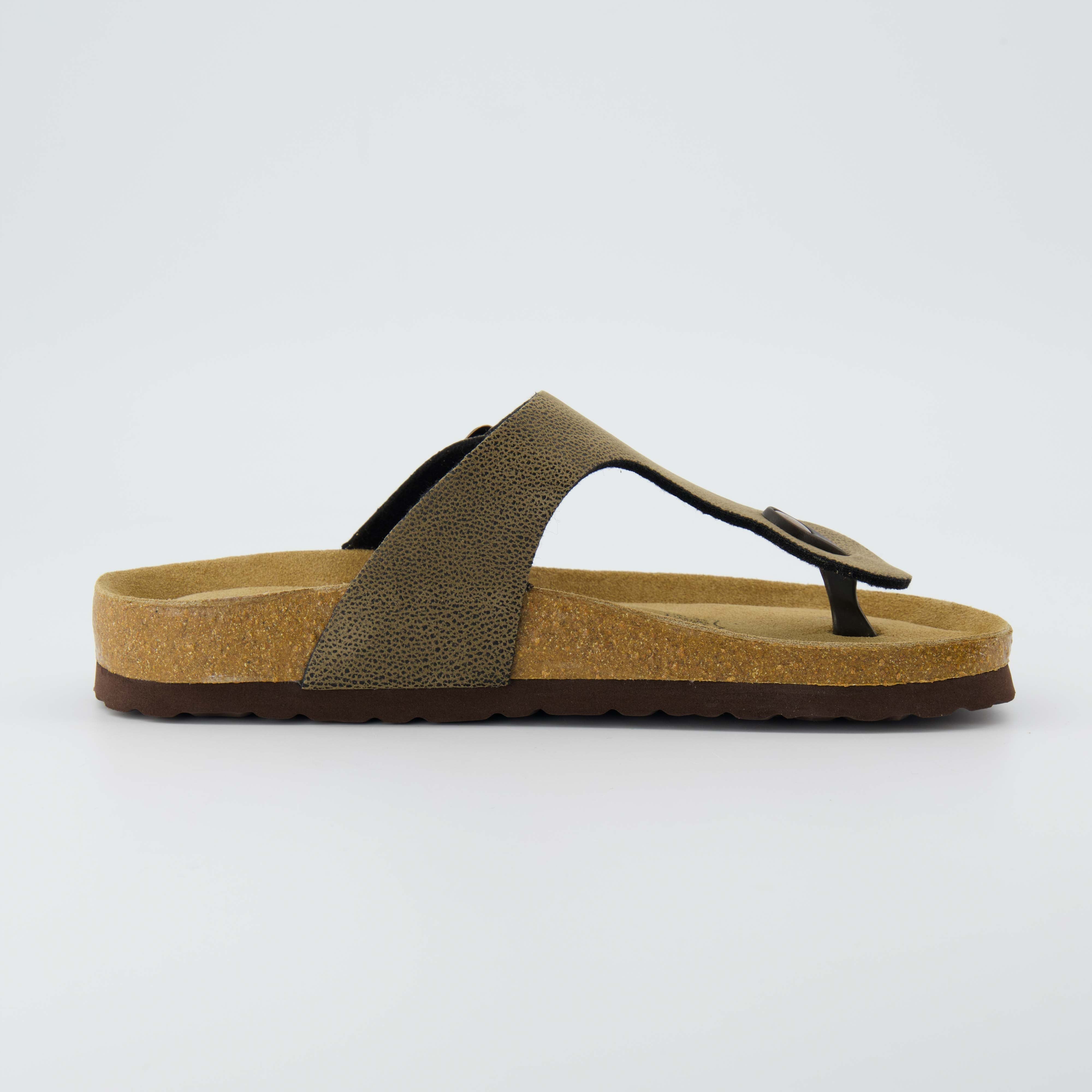 Leah Cork Footbed Thong Sandal