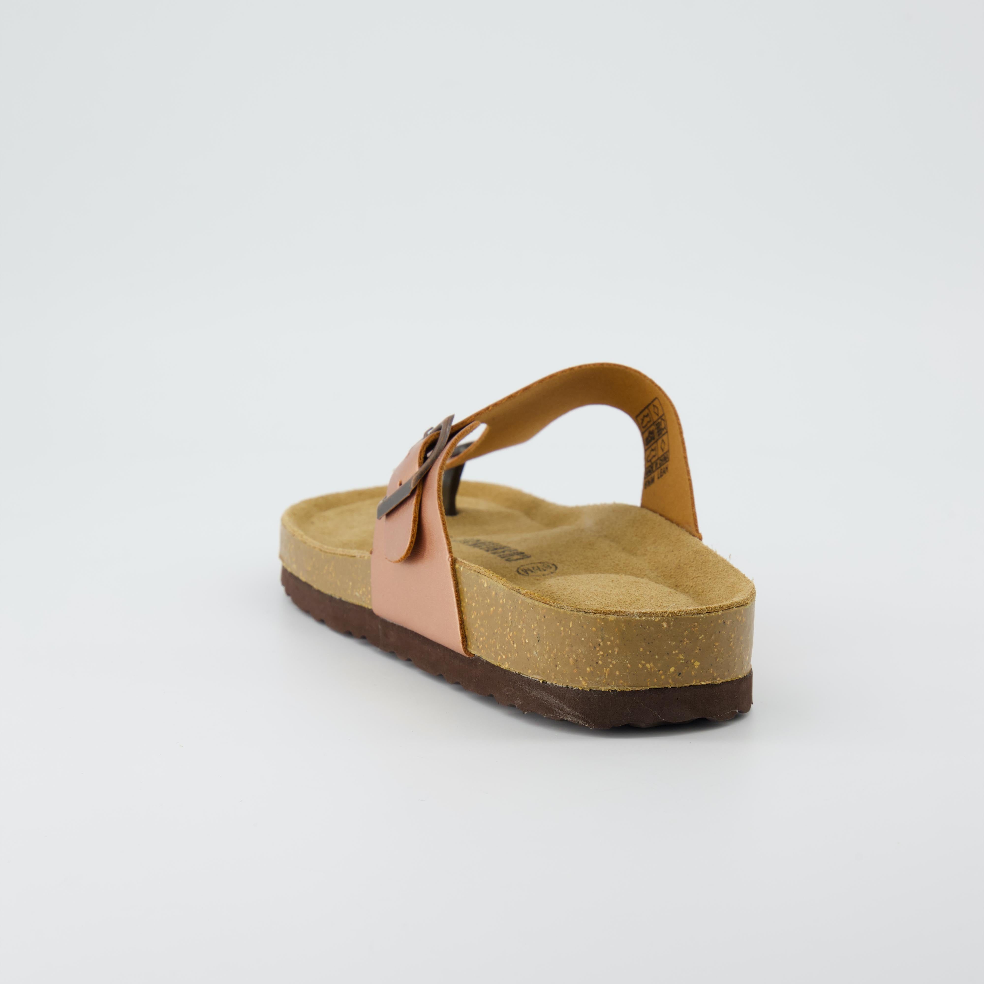 Leah Cork Footbed Thong Sandal