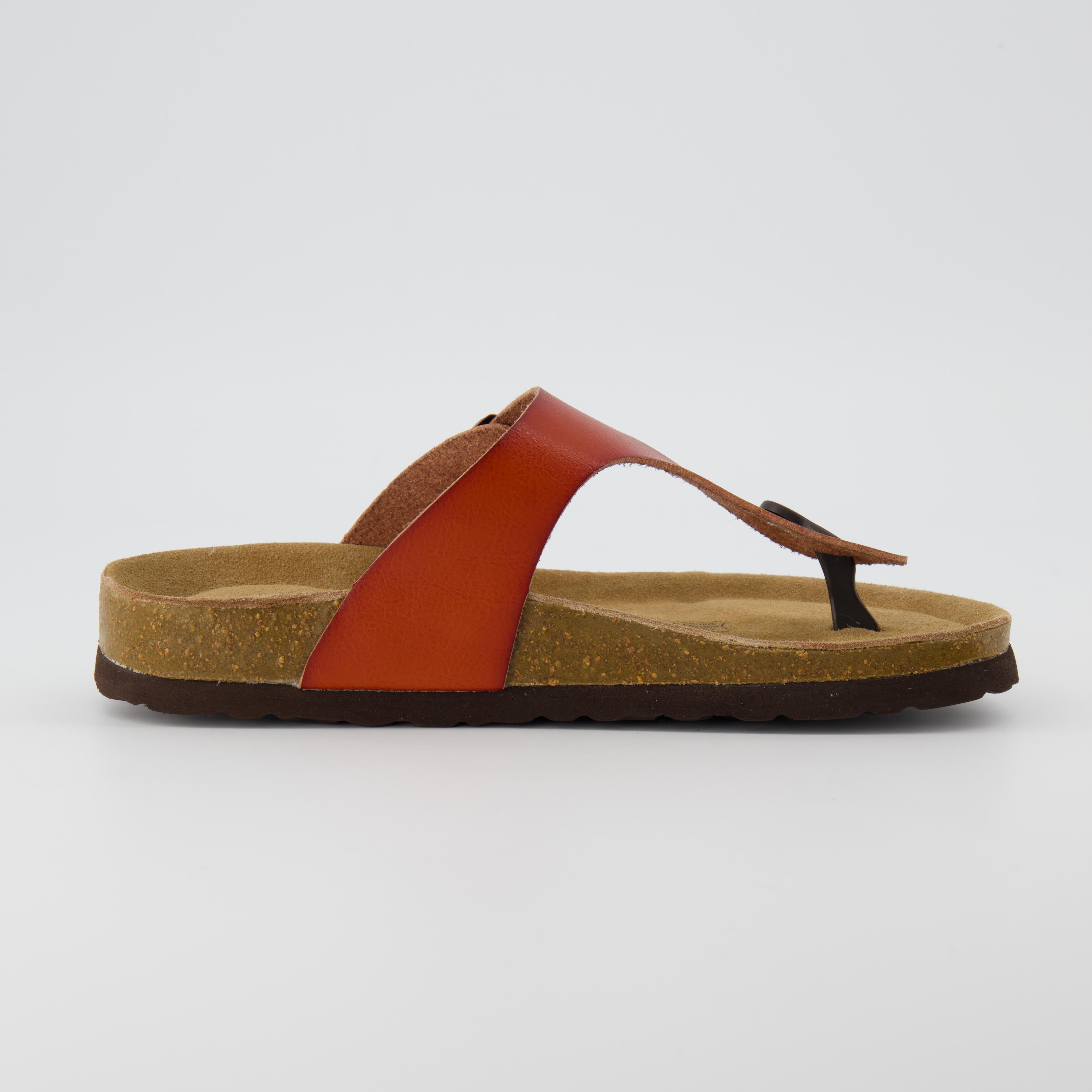 Leah Cork Footbed Thong Sandal