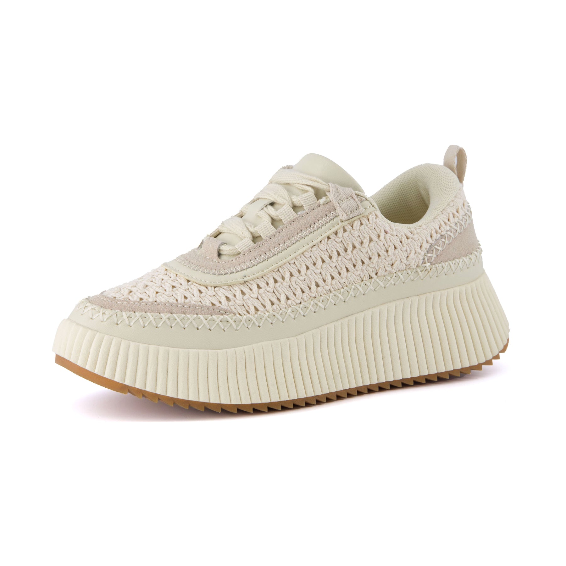 Cushionaire Women's Loop Woven Platform Sneaker