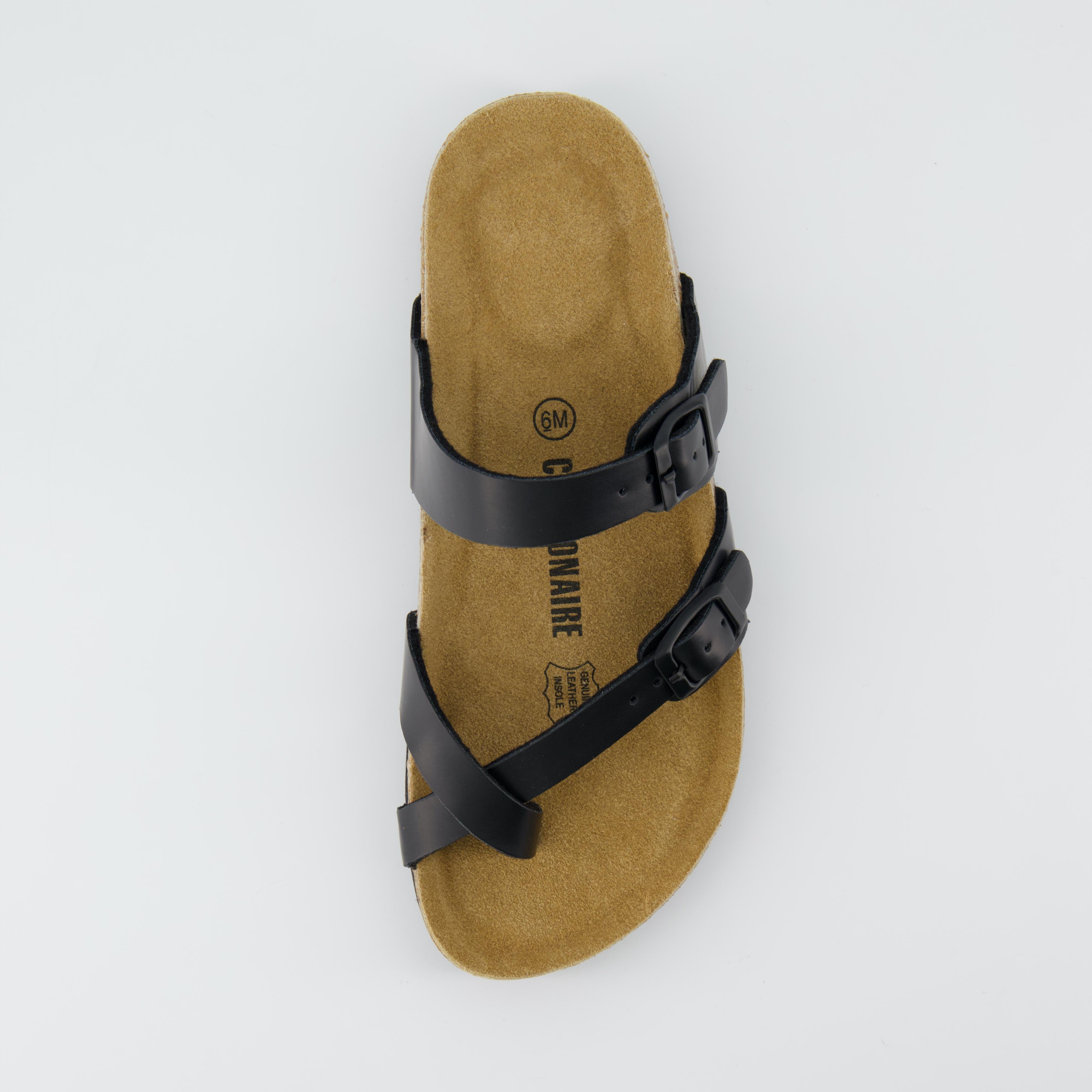 Luna Cork Footbed Thong Sandal Textured