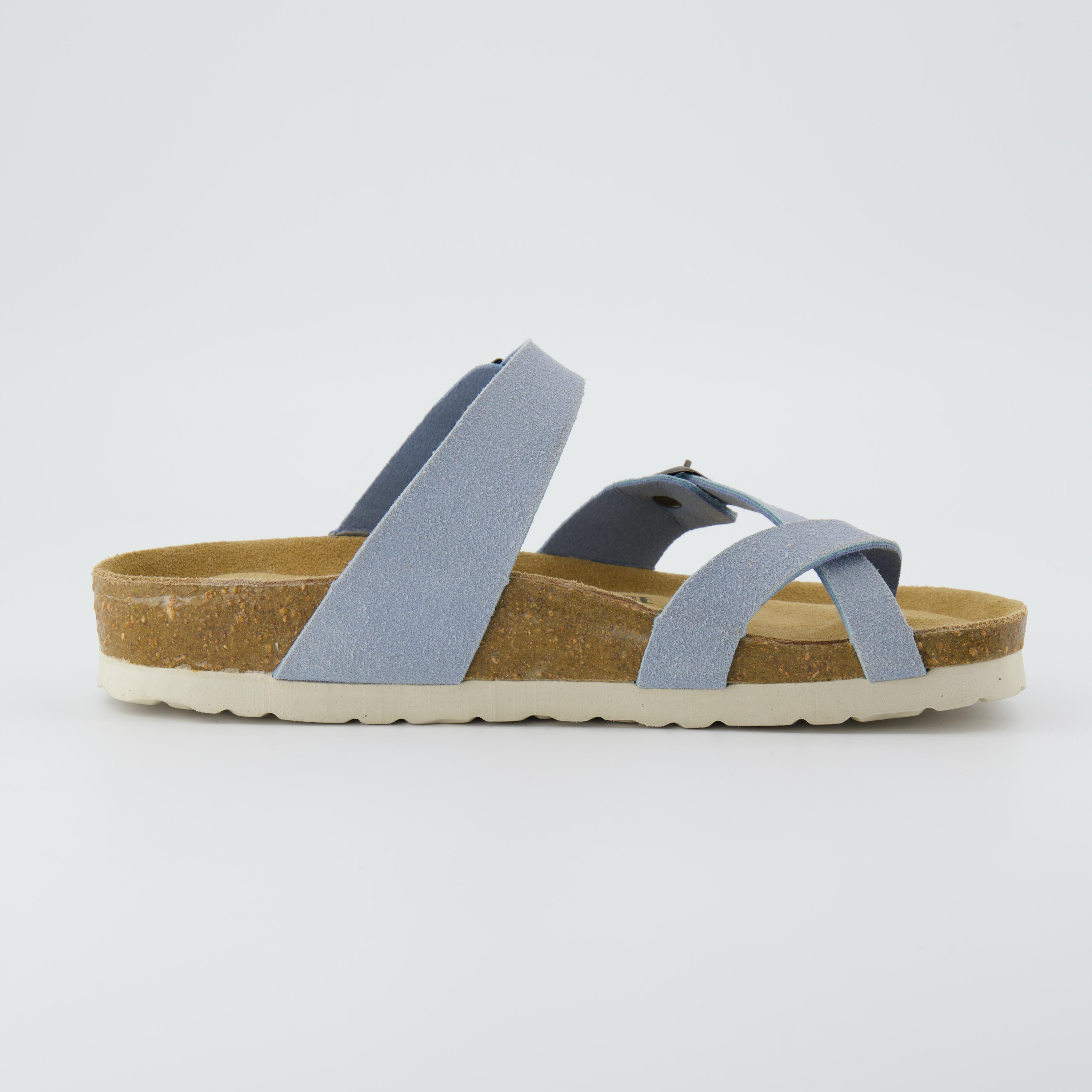 Luna Cork Footbed Sandal Suedes