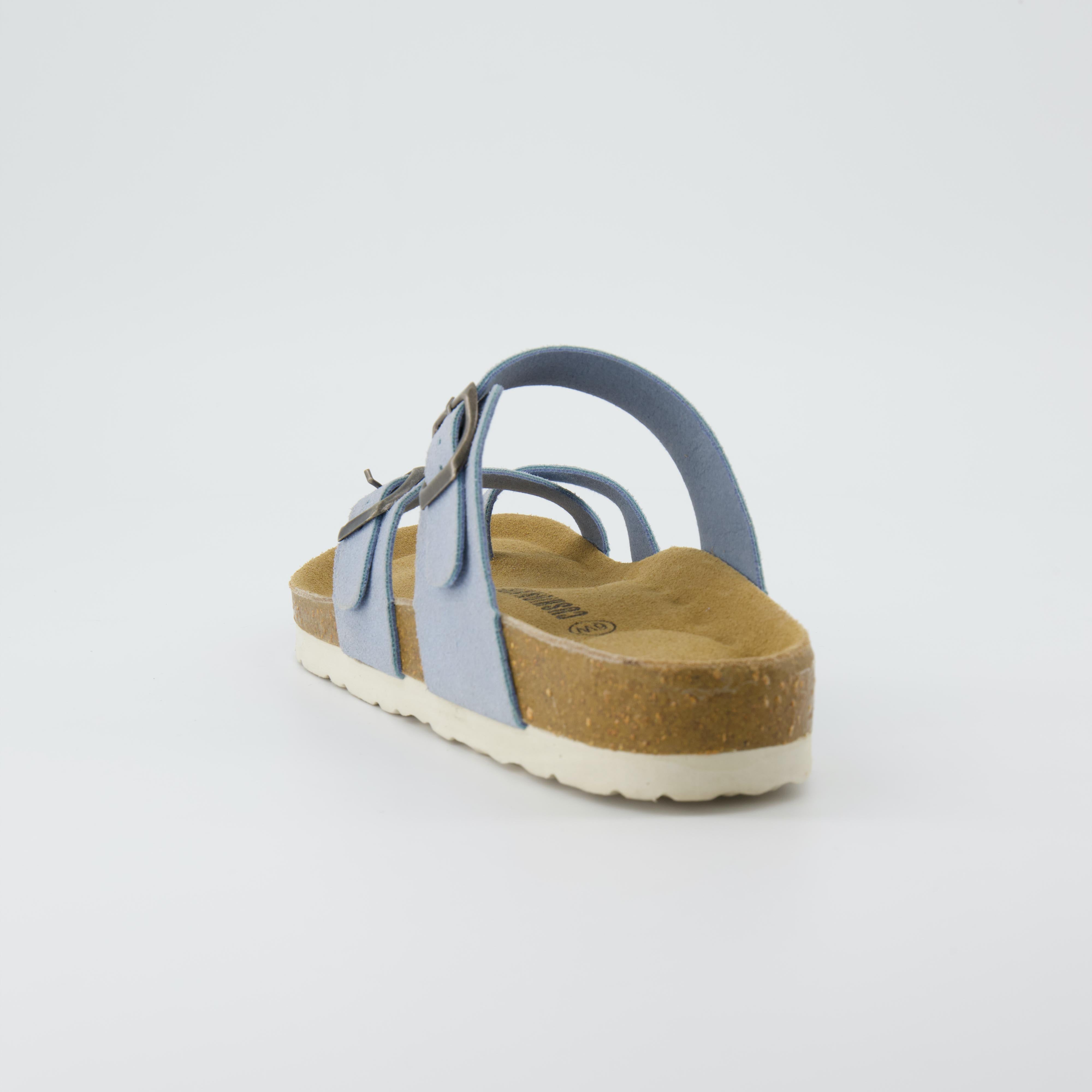 Luna Cork Footbed Sandal Suedes