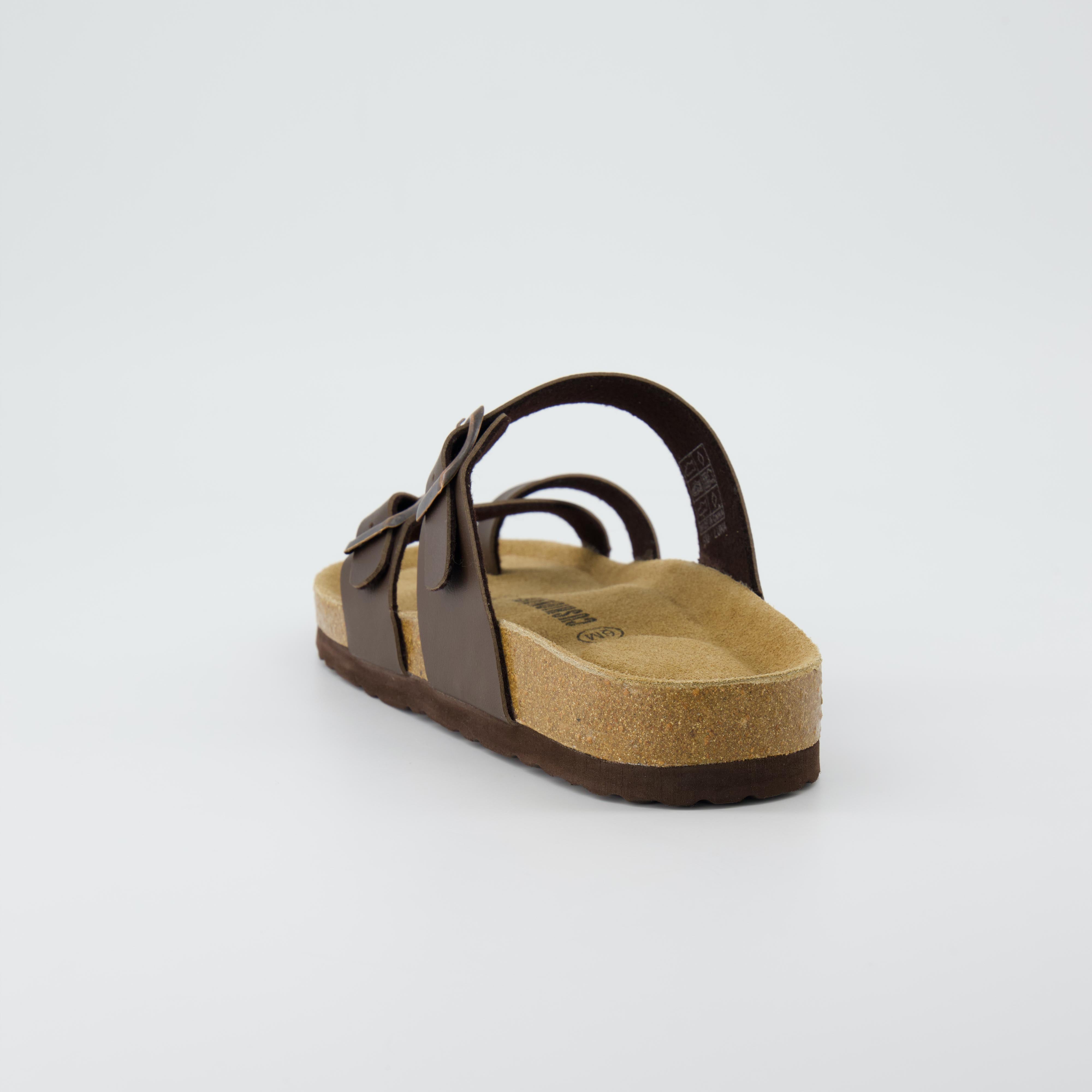 Luna Cork Footbed Thong Sandal Nappa Leather