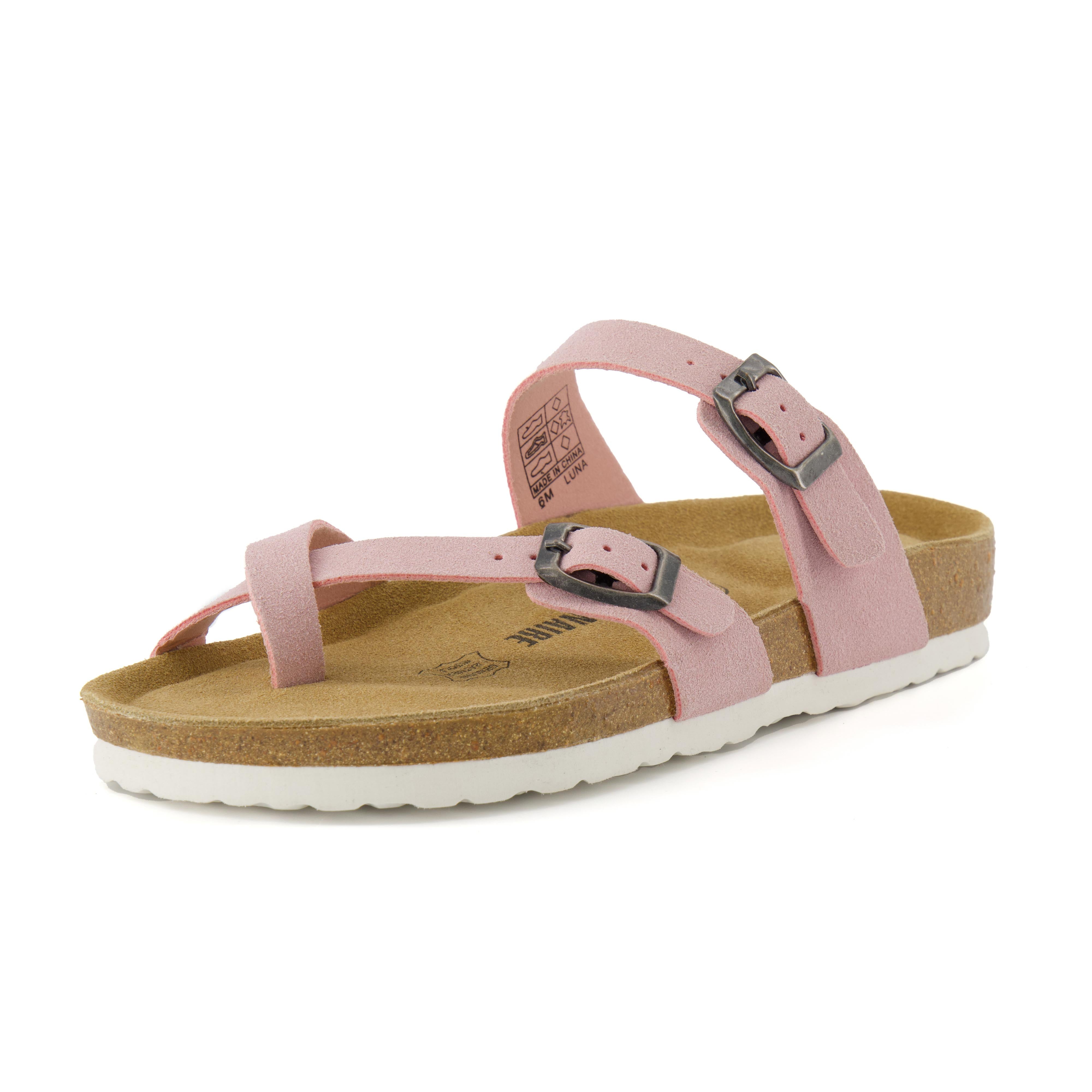 Luna Cork Footbed Sandal Suedes