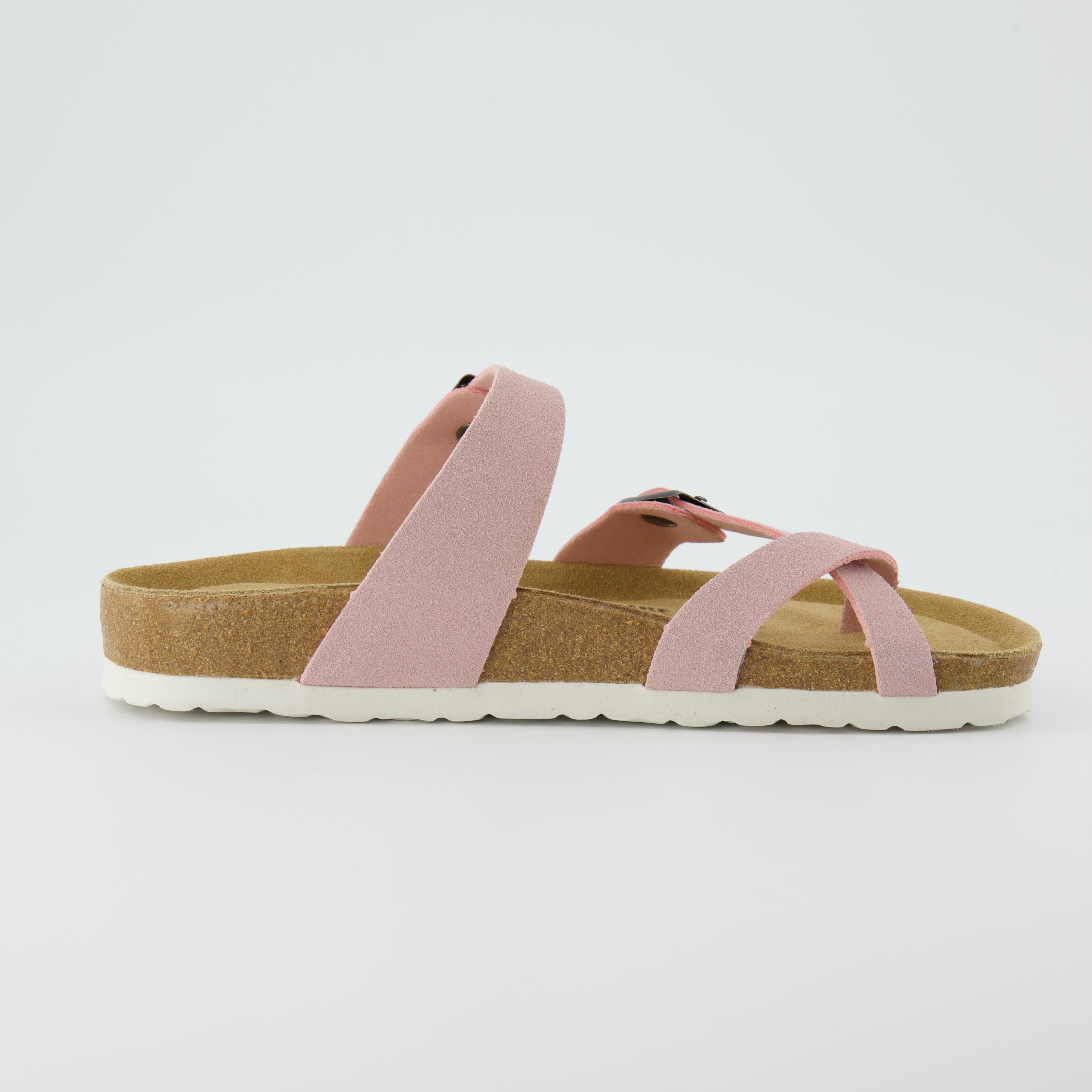 Luna Cork Footbed Sandal Suedes