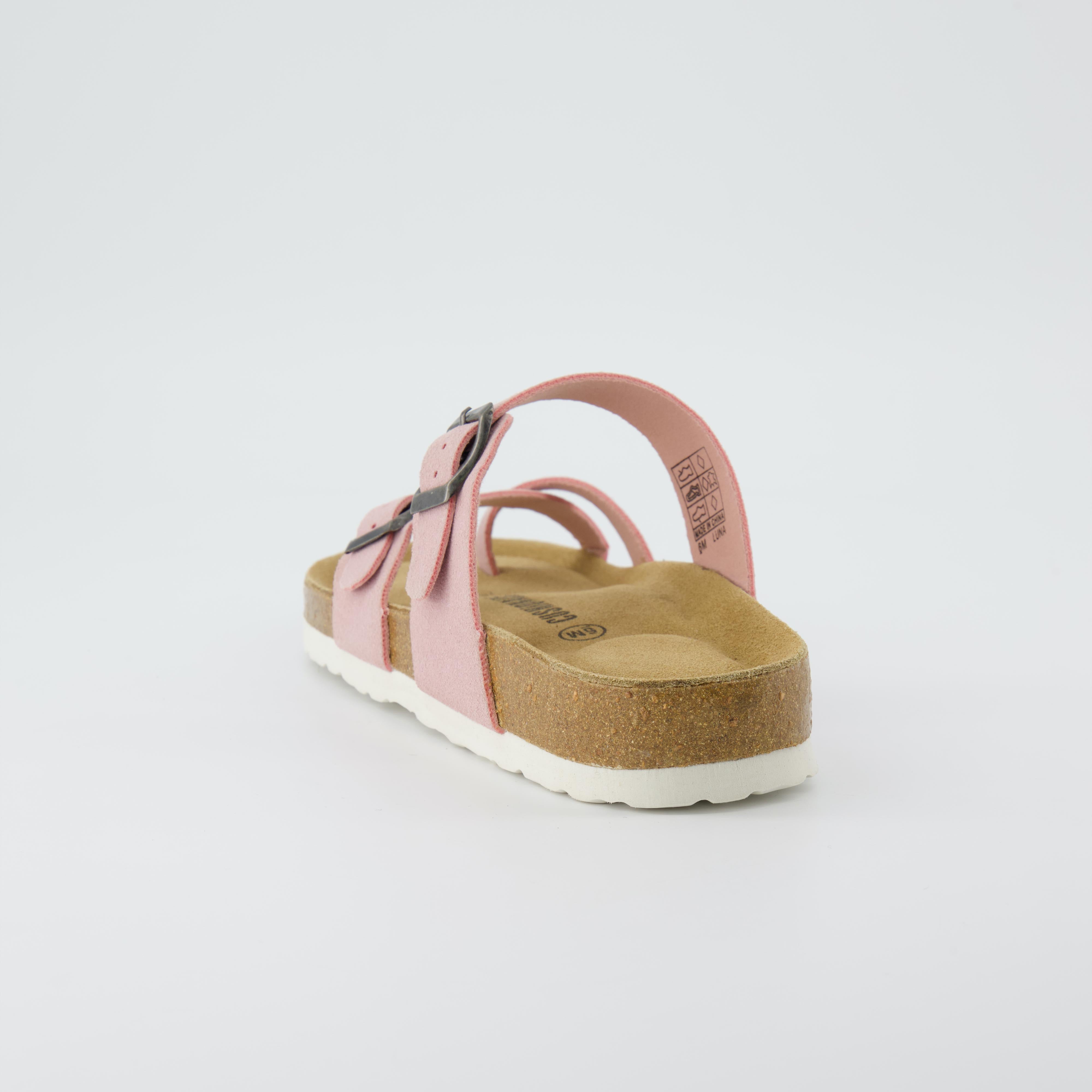 Luna Cork Footbed Sandal Suedes