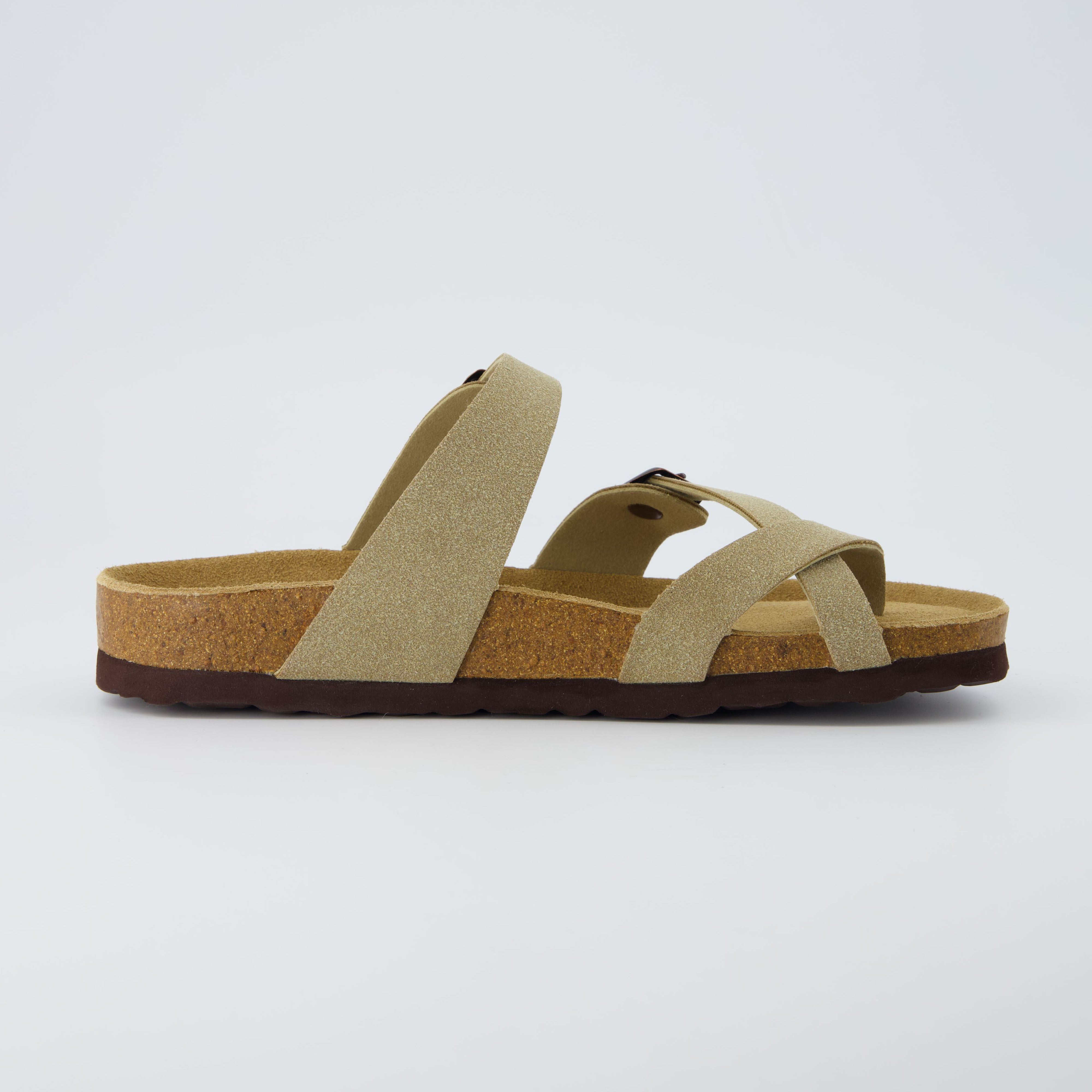 Luna Cork Footbed Sandal Suedes