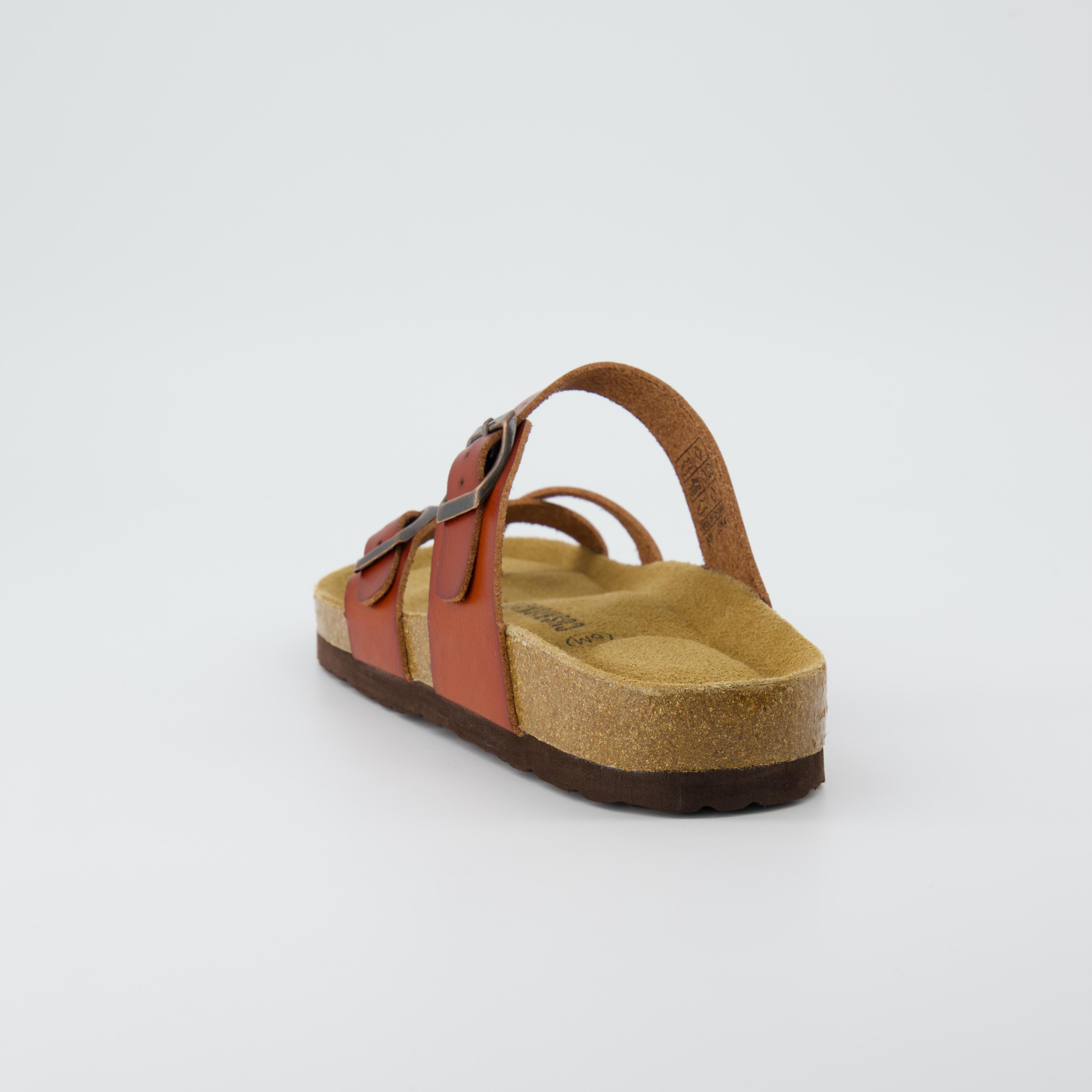 Luna Cork Footbed Thong Sandal Nappa Leather