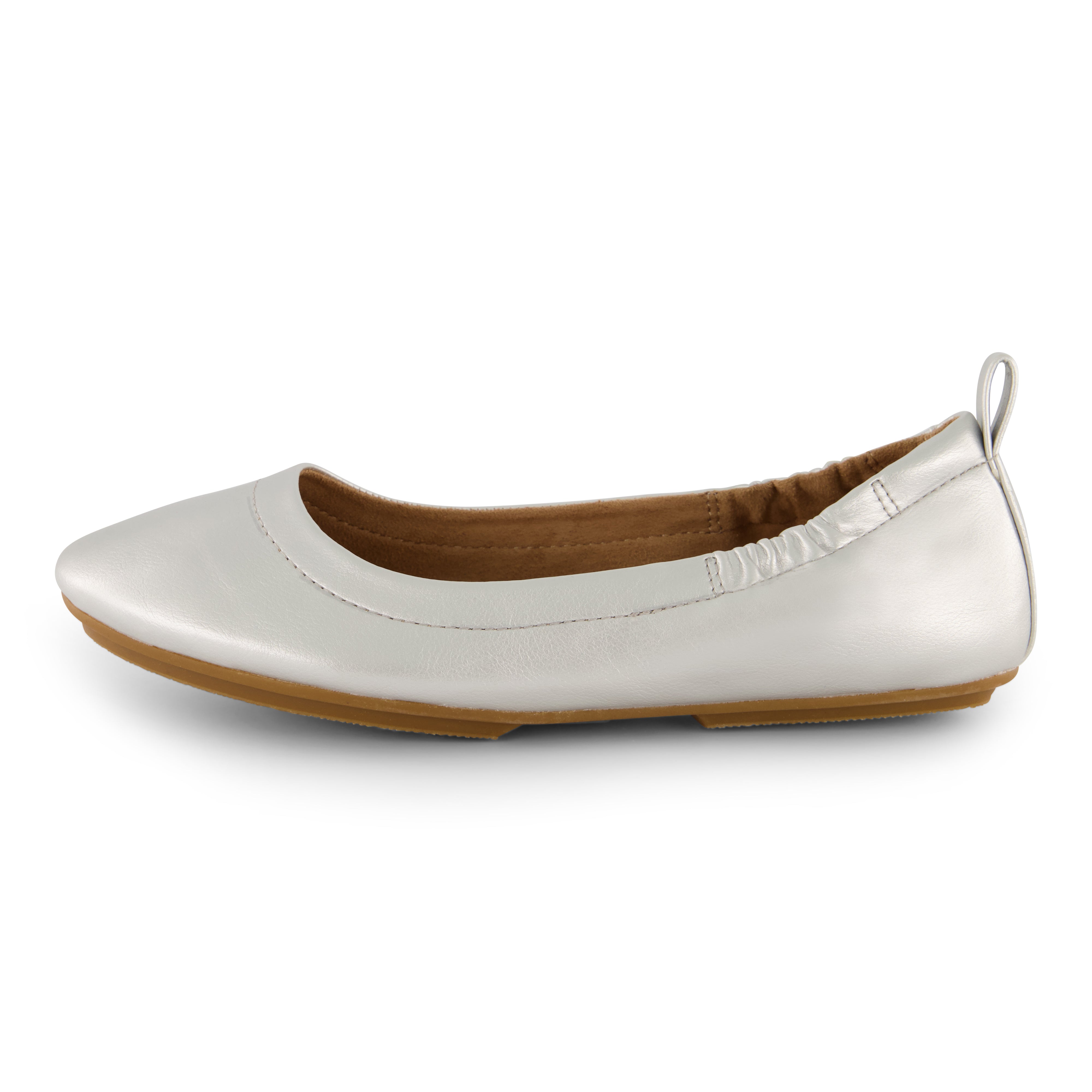 Misty Casual Ballet Flat Silver