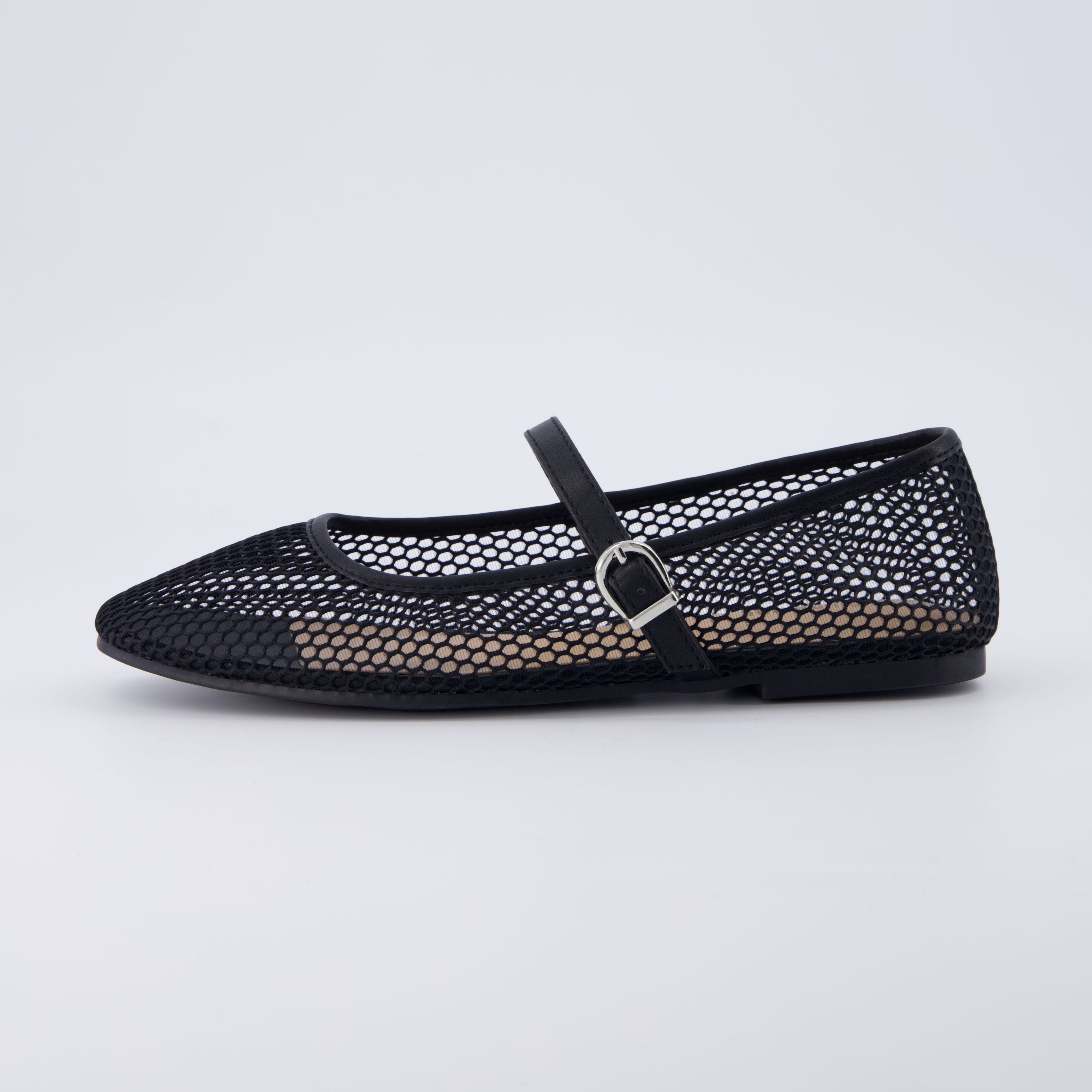 Muse Mesh Mary Jane Black