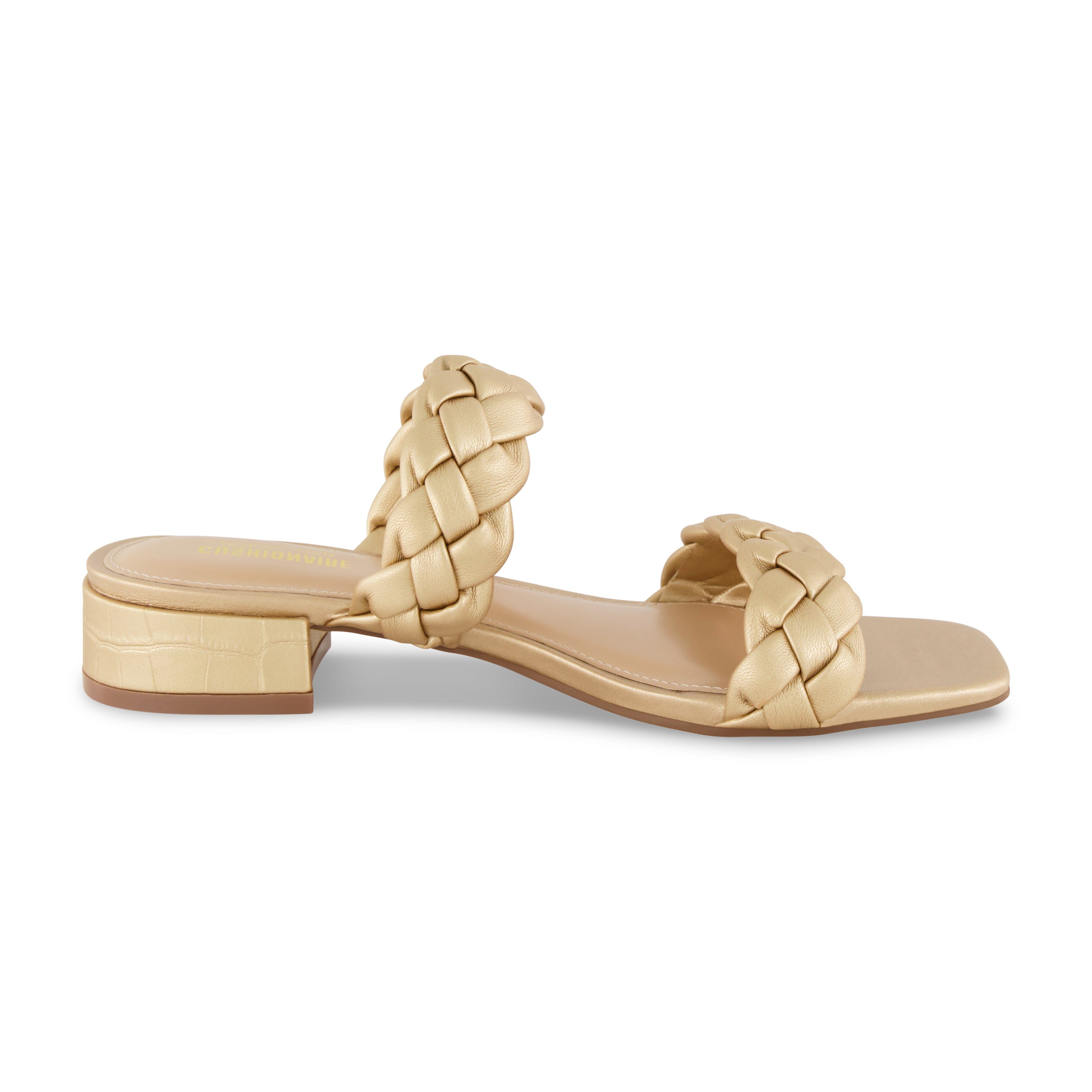 Nan Braided Two Band Dress Sandal