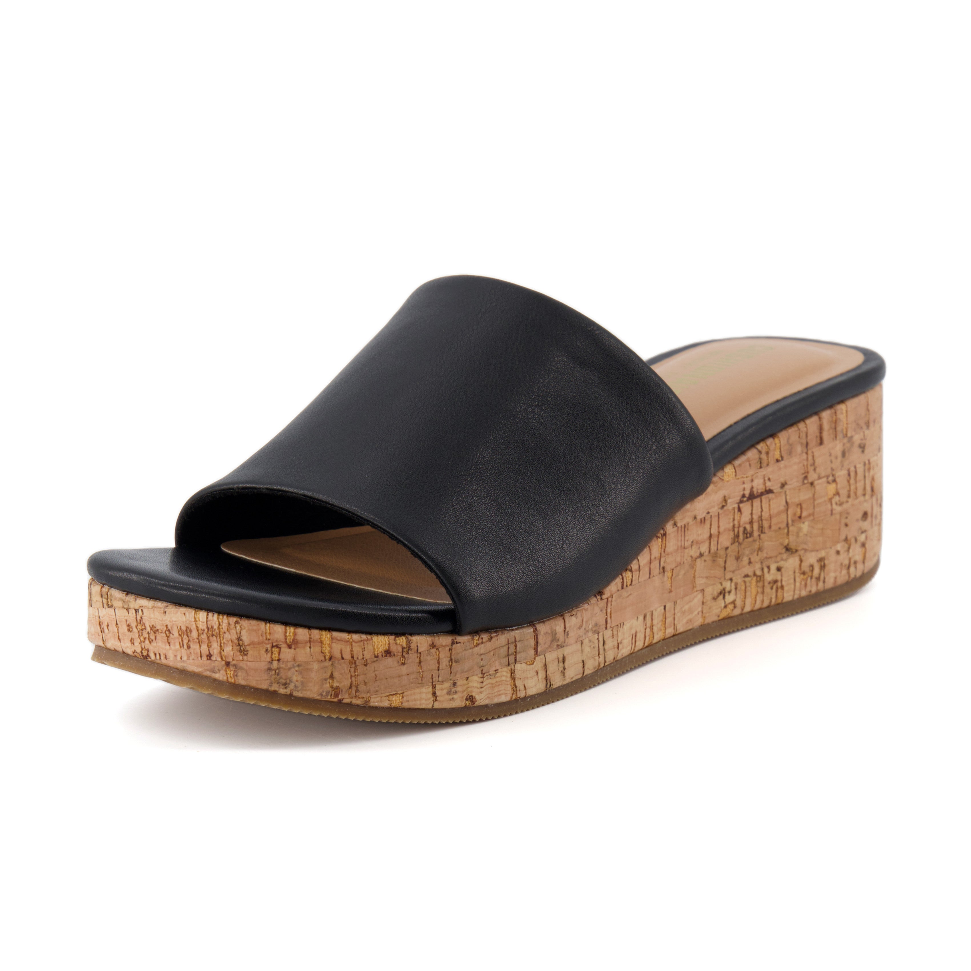 Wedge slide hot sale sandals