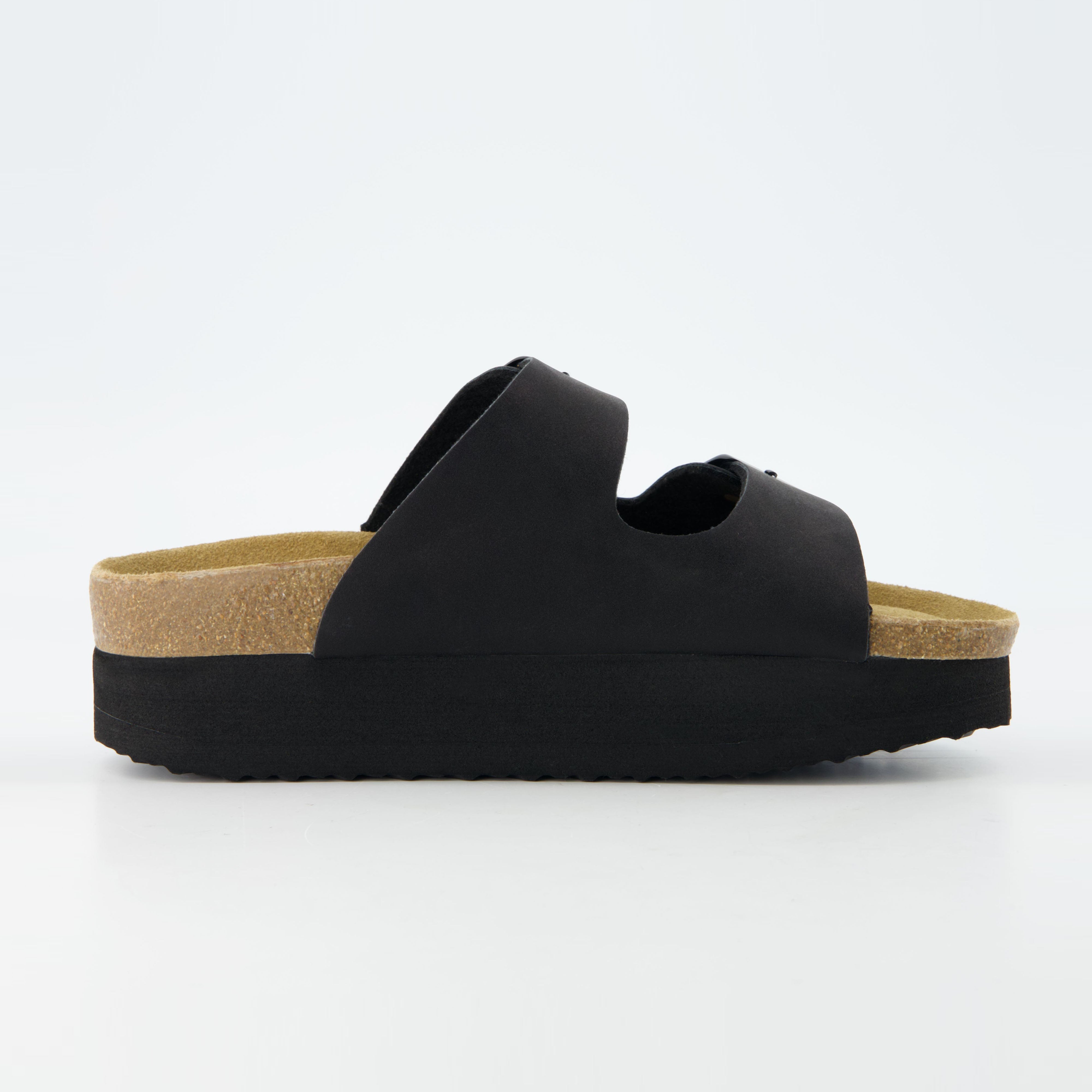 Plane Platform Footbed Sandal