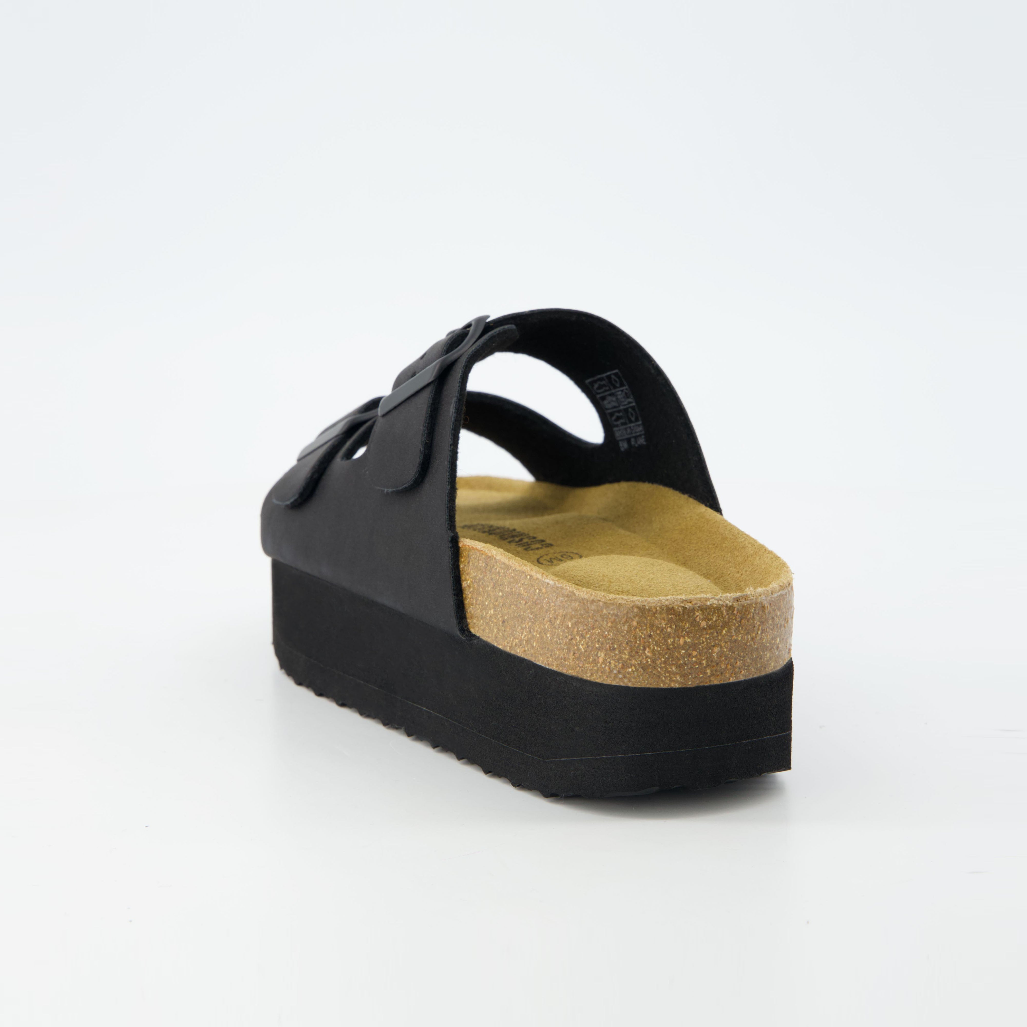 Plane Platform Footbed Sandal