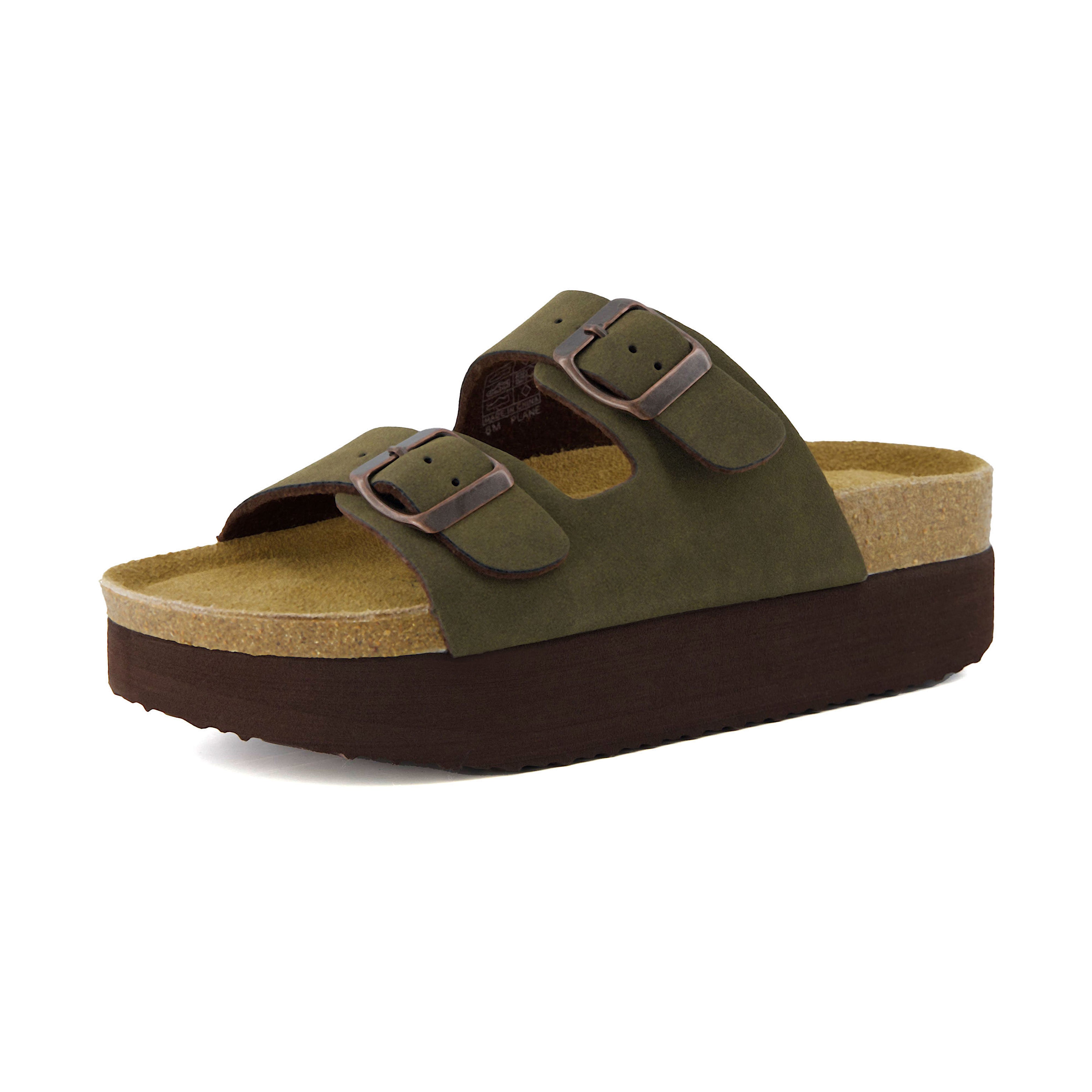 Plane Platform Footbed Sandal